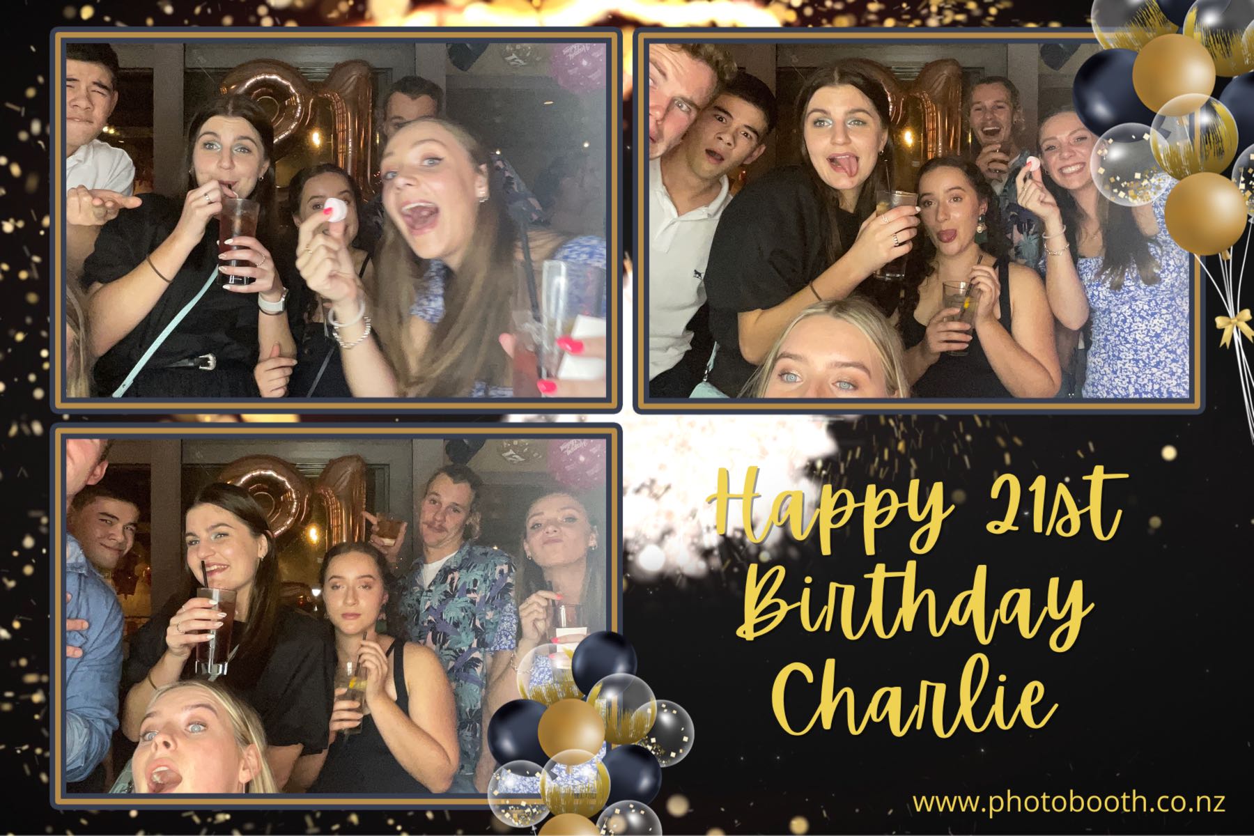 Charlie's 21st | View more photos from the event at gallery.photobooth.co.nz/u/SelfieCentral/Charlies-21st
