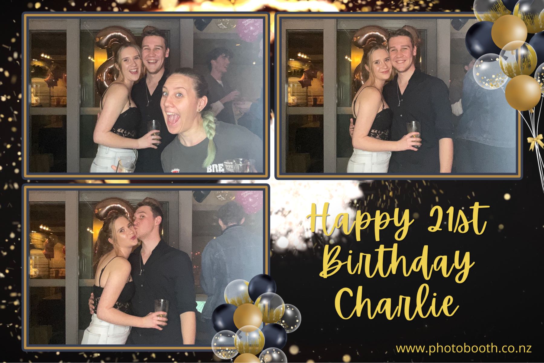 Charlie's 21st | View more photos from the event at gallery.photobooth.co.nz/u/SelfieCentral/Charlies-21st