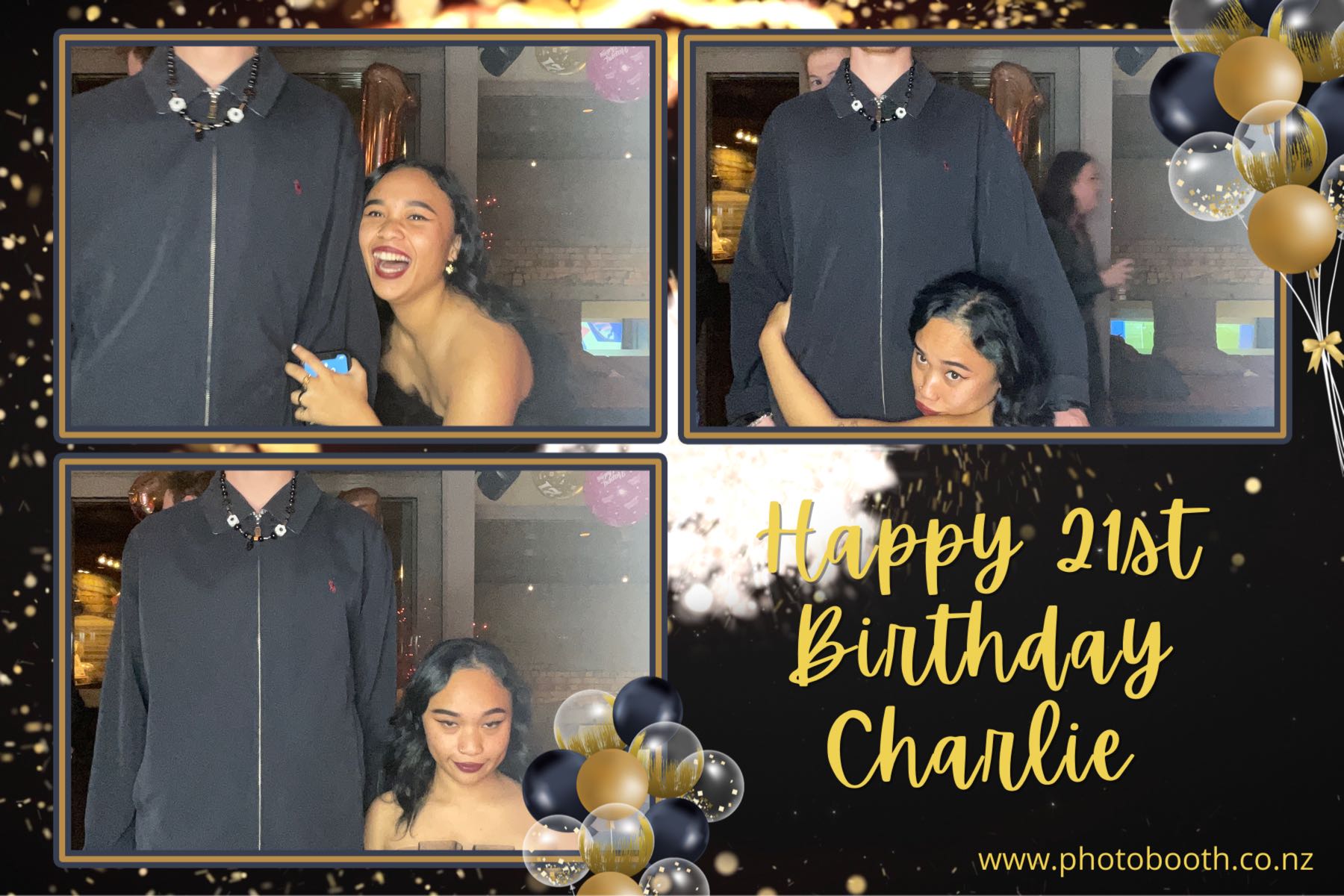 Charlie's 21st | View more photos from the event at gallery.photobooth.co.nz/u/SelfieCentral/Charlies-21st