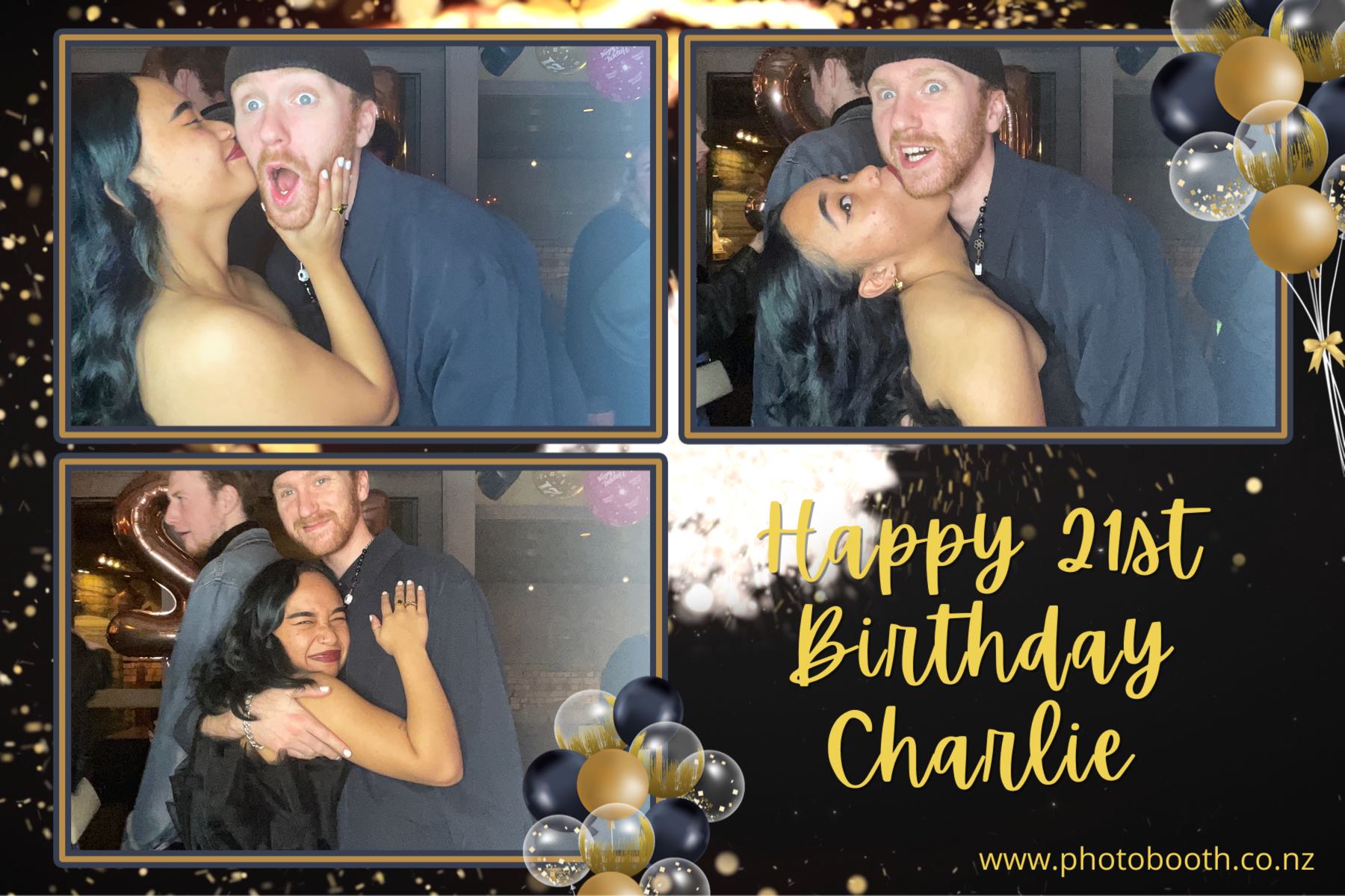 Charlie's 21st | View more photos from the event at gallery.photobooth.co.nz/u/SelfieCentral/Charlies-21st