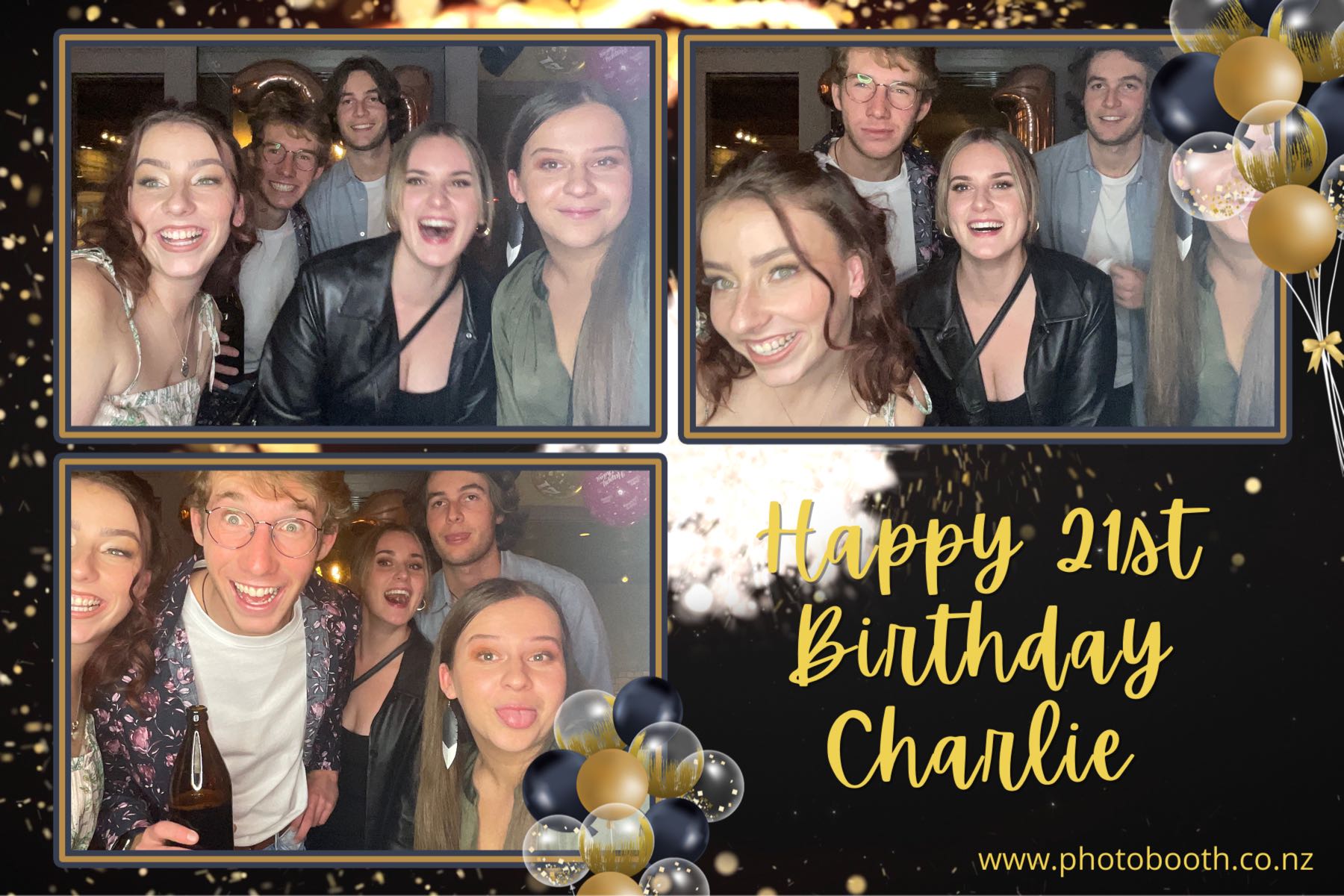 Charlie's 21st | View more photos from the event at gallery.photobooth.co.nz/u/SelfieCentral/Charlies-21st