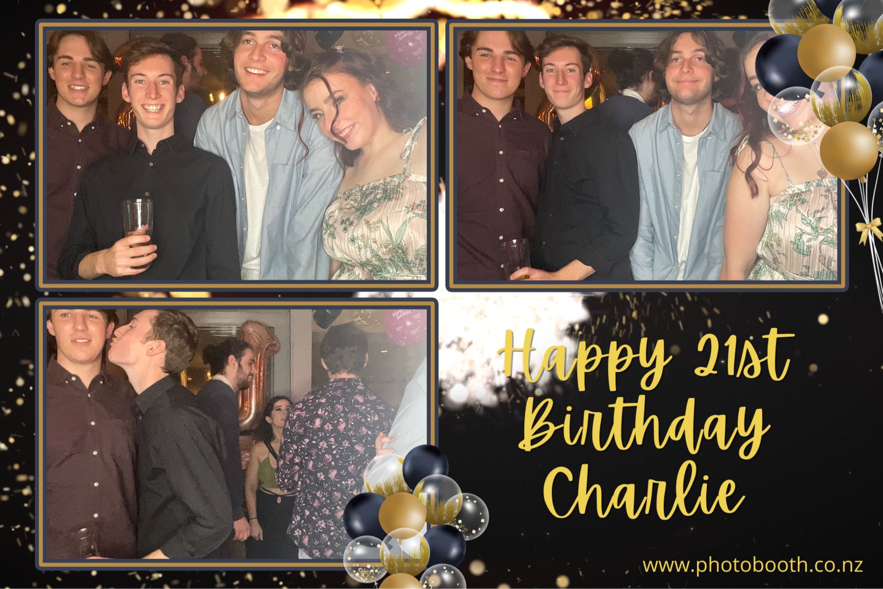 Charlie's 21st | View more photos from the event at gallery.photobooth.co.nz/u/SelfieCentral/Charlies-21st
