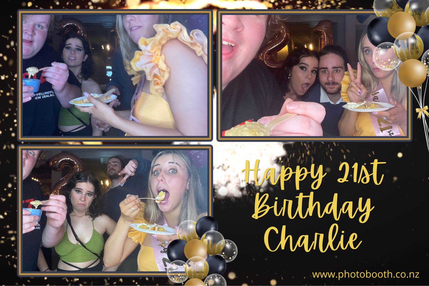 Charlie's 21st | View more photos from the event at gallery.photobooth.co.nz/u/SelfieCentral/Charlies-21st