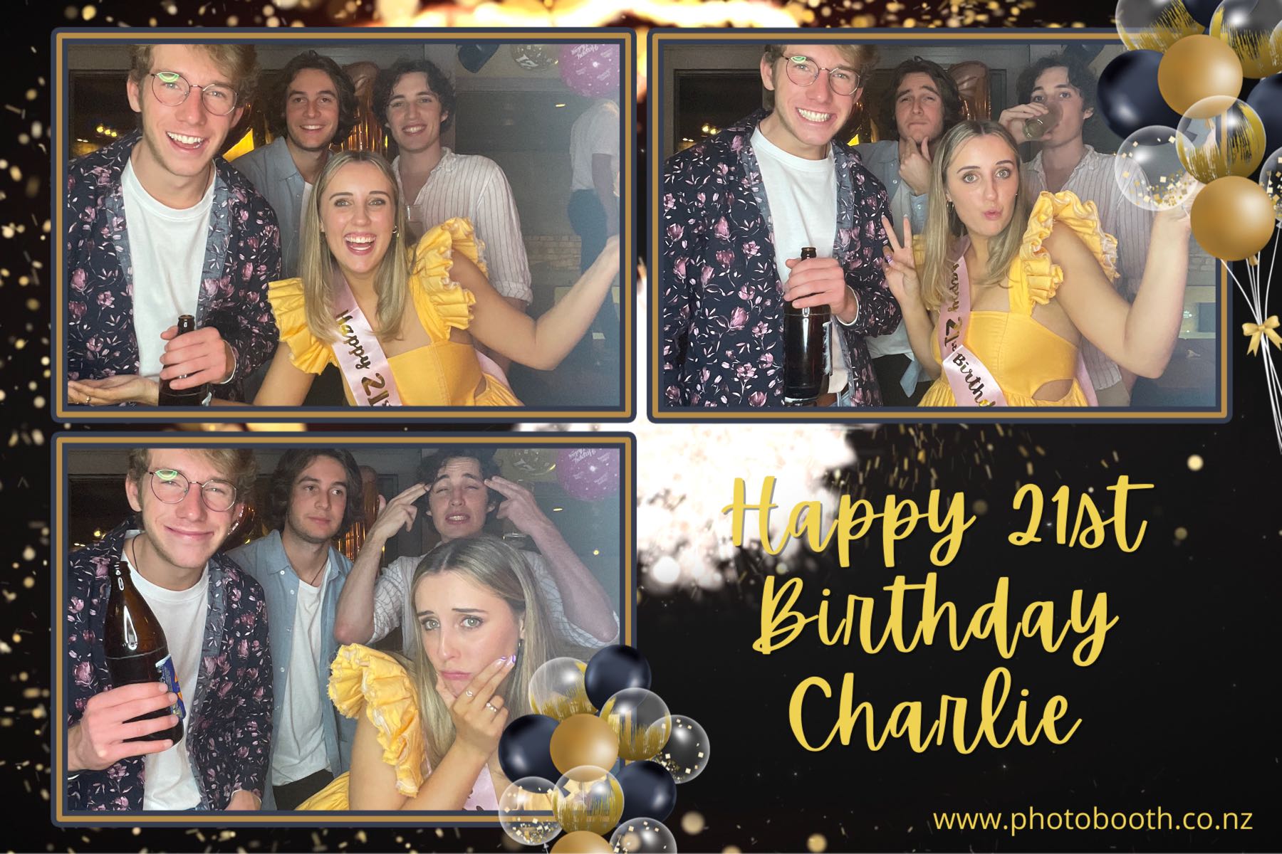 Charlie's 21st | View more photos from the event at gallery.photobooth.co.nz/u/SelfieCentral/Charlies-21st