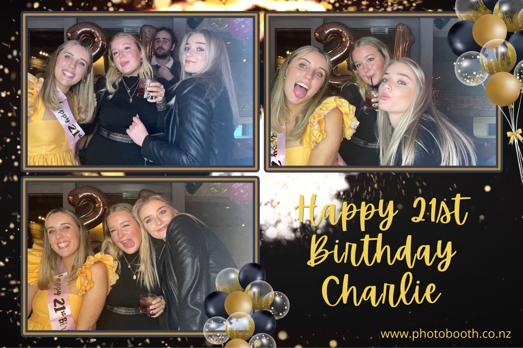 Charlie's 21st | View more photos from the event at gallery.photobooth.co.nz/u/SelfieCentral/Charlies-21st