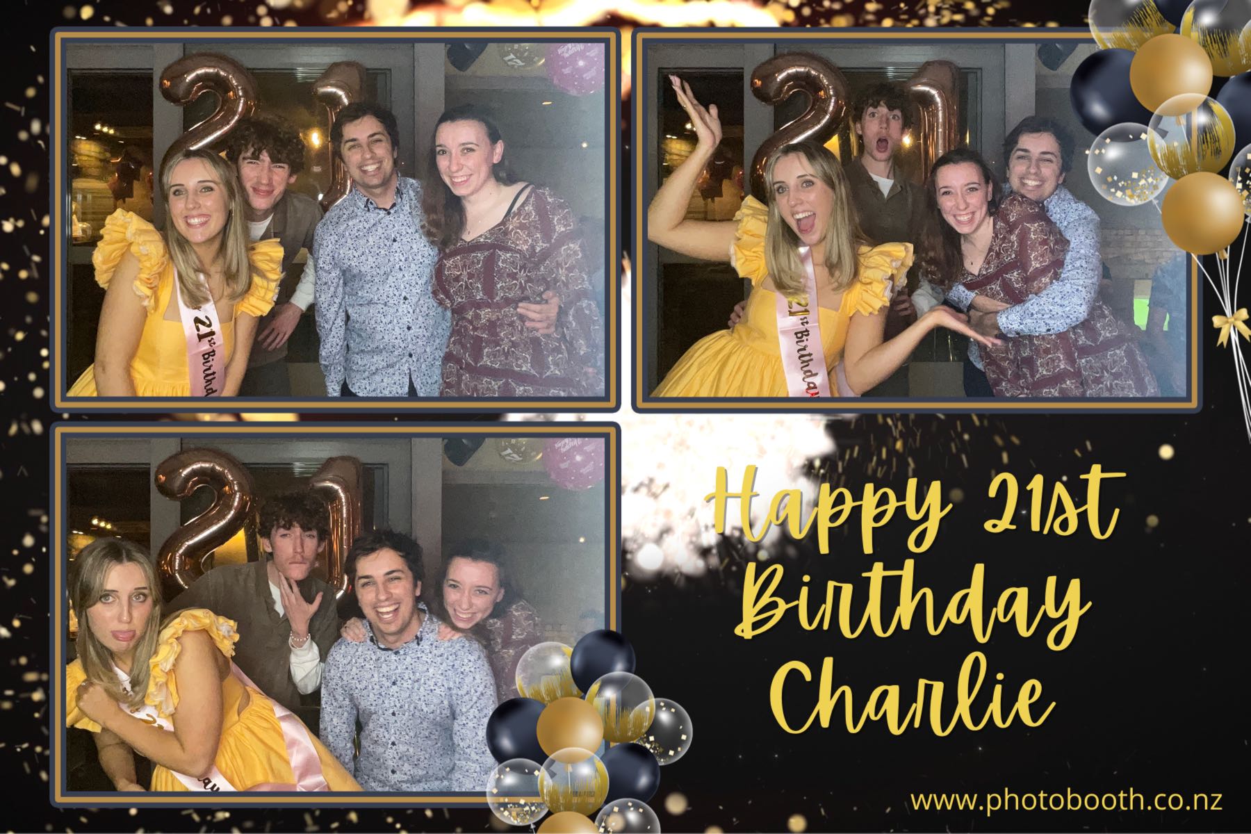 Charlie's 21st | View more photos from the event at gallery.photobooth.co.nz/u/SelfieCentral/Charlies-21st