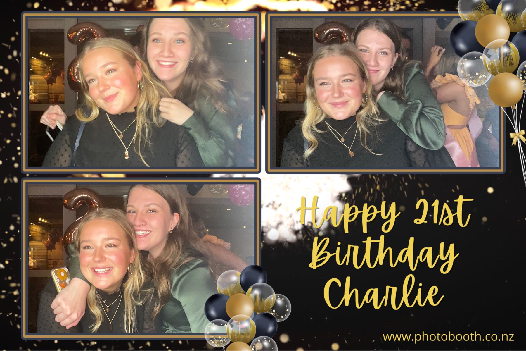 Charlie's 21st | View more photos from the event at gallery.photobooth.co.nz/u/SelfieCentral/Charlies-21st