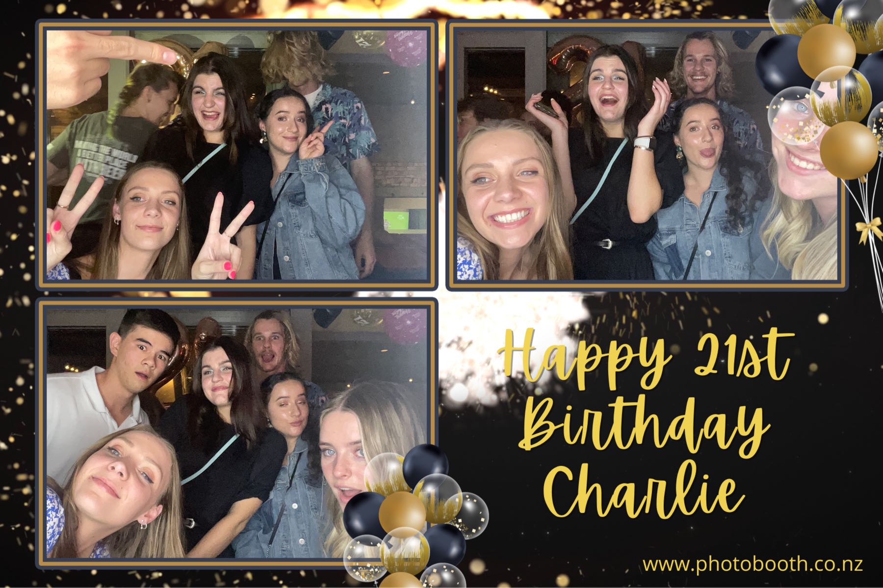 Charlie's 21st | View more photos from the event at gallery.photobooth.co.nz/u/SelfieCentral/Charlies-21st