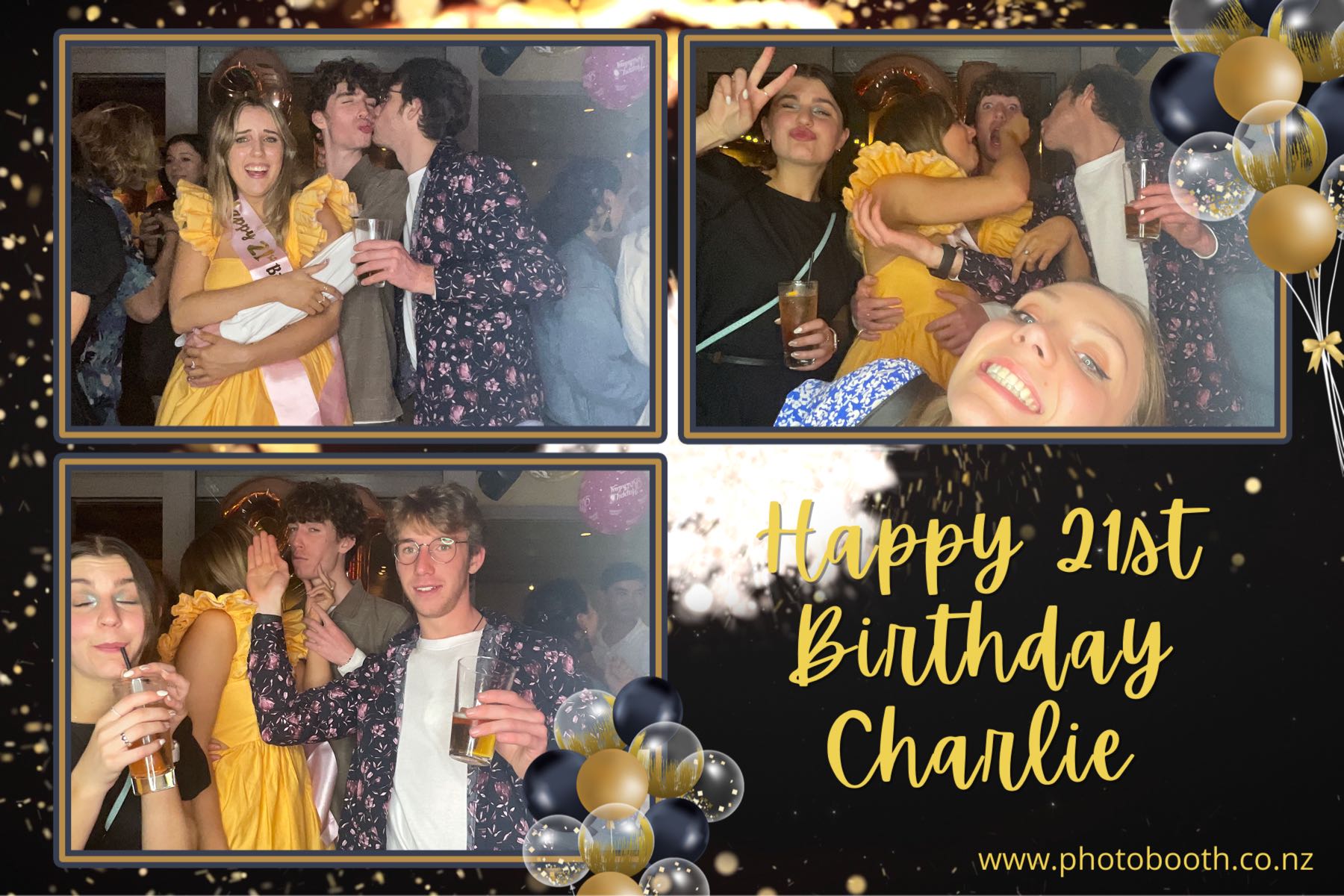 Charlie's 21st | View more photos from the event at gallery.photobooth.co.nz/u/SelfieCentral/Charlies-21st