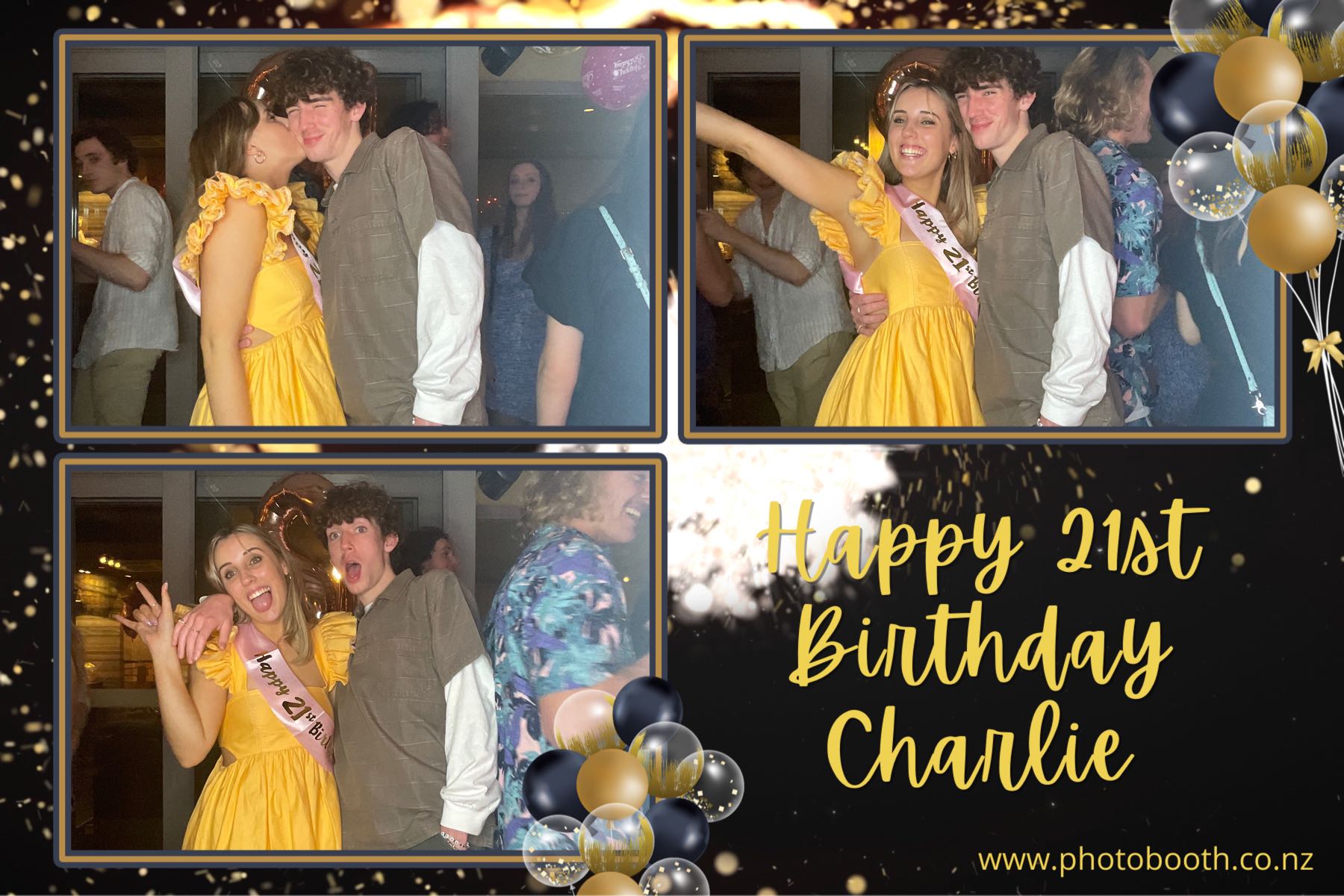 Charlie's 21st | View more photos from the event at gallery.photobooth.co.nz/u/SelfieCentral/Charlies-21st