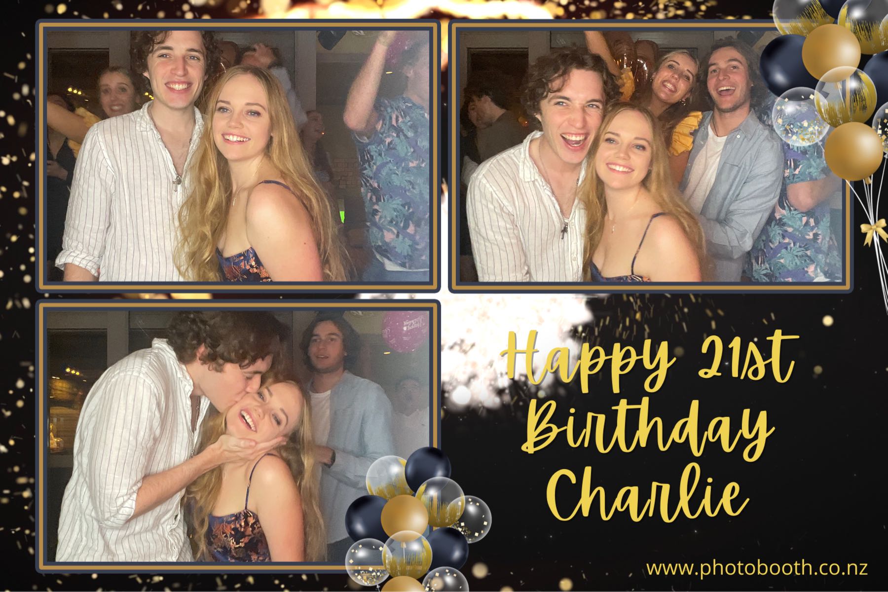Charlie's 21st | View more photos from the event at gallery.photobooth.co.nz/u/SelfieCentral/Charlies-21st