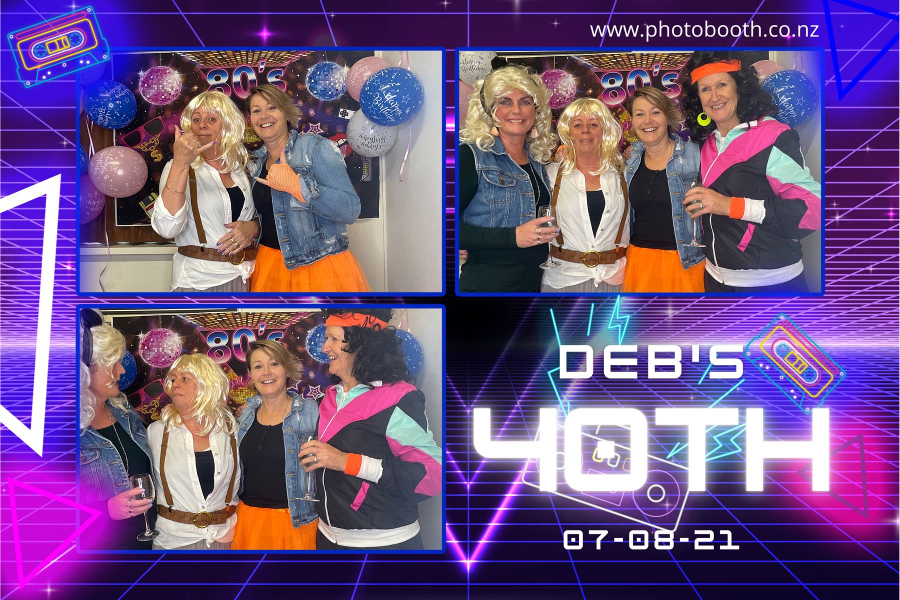Deb's 40th | View more photos from the event at gallery.photobooth.co.nz/u/SelfieCentral/Debs-40th