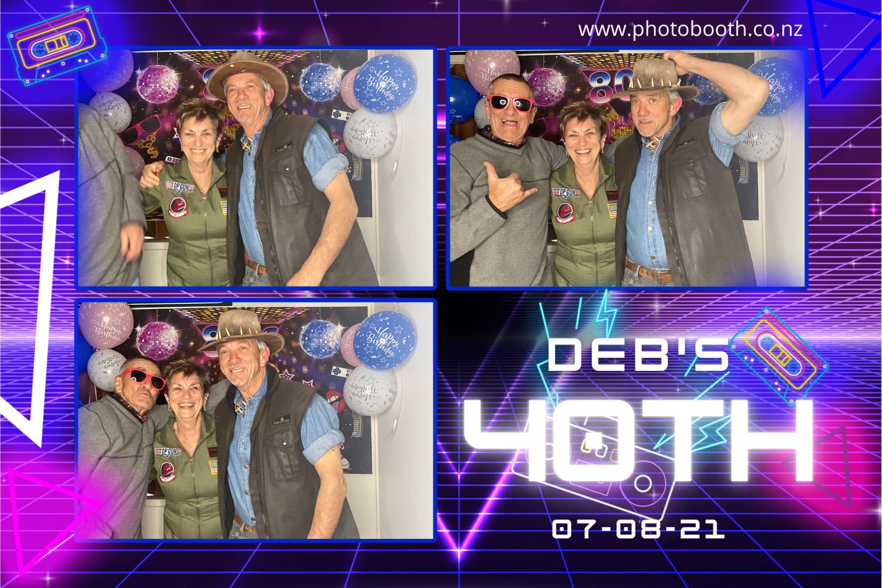 Deb's 40th | View more photos from the event at gallery.photobooth.co.nz/u/SelfieCentral/Debs-40th