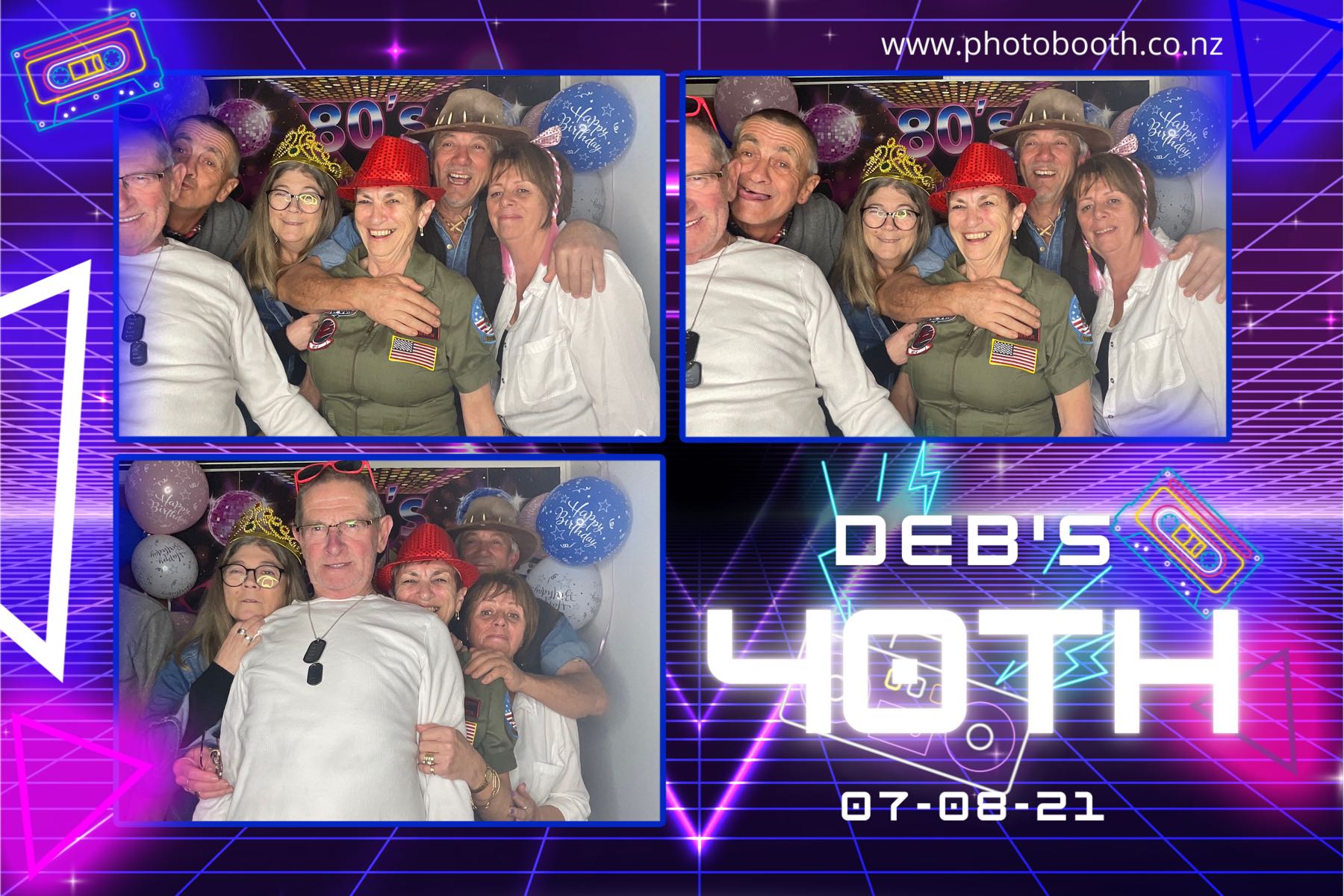 Deb's 40th | View more photos from the event at gallery.photobooth.co.nz/u/SelfieCentral/Debs-40th