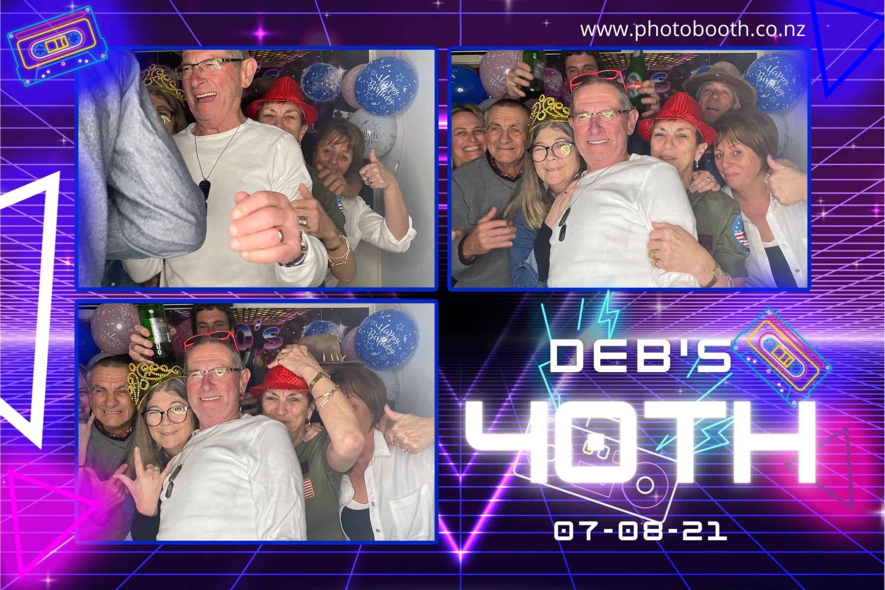 Deb's 40th | View more photos from the event at gallery.photobooth.co.nz/u/SelfieCentral/Debs-40th