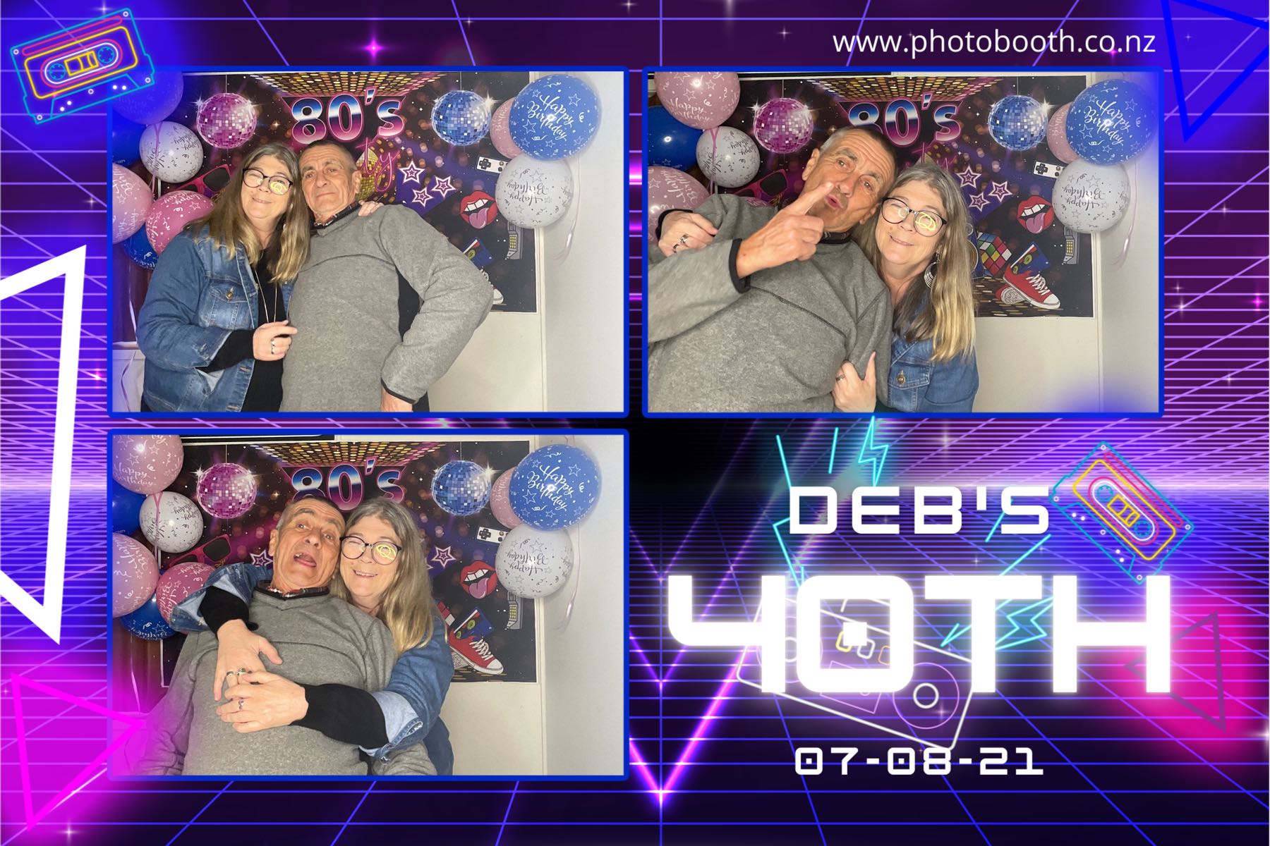 Deb's 40th | View more photos from the event at gallery.photobooth.co.nz/u/SelfieCentral/Debs-40th