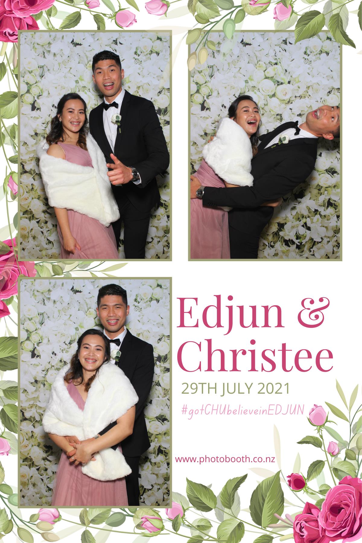 Edjun & Christee's Wedding | View more photos from the event at gallery.photobooth.co.nz/u/SelfieCentral/Edjun-Christees-Wedding