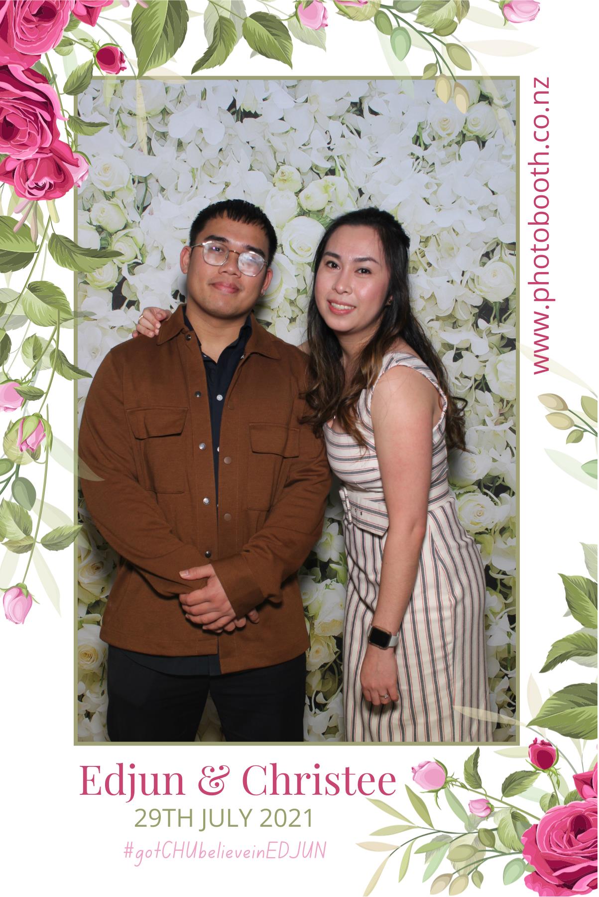 Edjun & Christee's Wedding | View more photos from the event at gallery.photobooth.co.nz/u/SelfieCentral/Edjun-Christees-Wedding