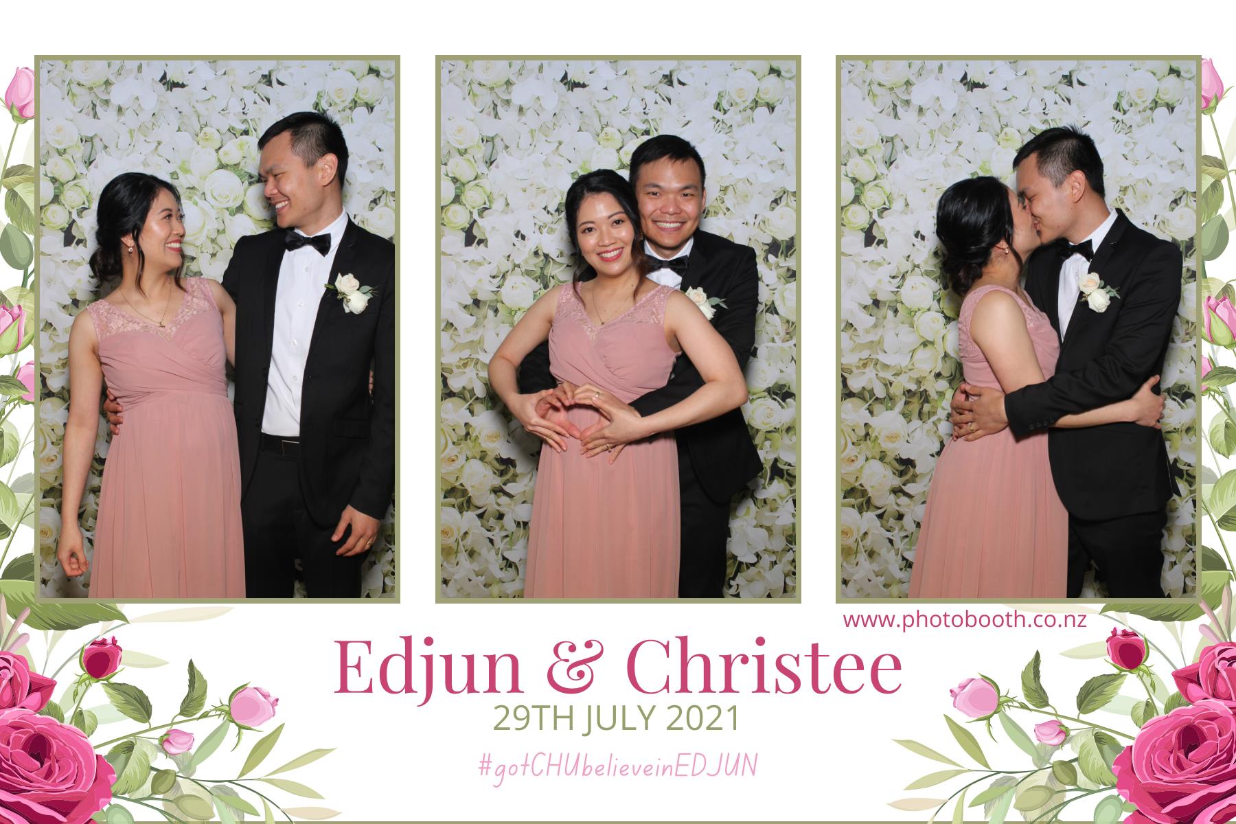 Edjun & Christee's Wedding | View more photos from the event at gallery.photobooth.co.nz/u/SelfieCentral/Edjun-Christees-Wedding