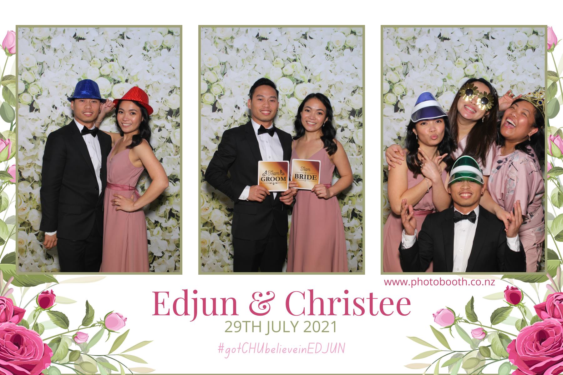 Edjun & Christee's Wedding | View more photos from the event at gallery.photobooth.co.nz/u/SelfieCentral/Edjun-Christees-Wedding