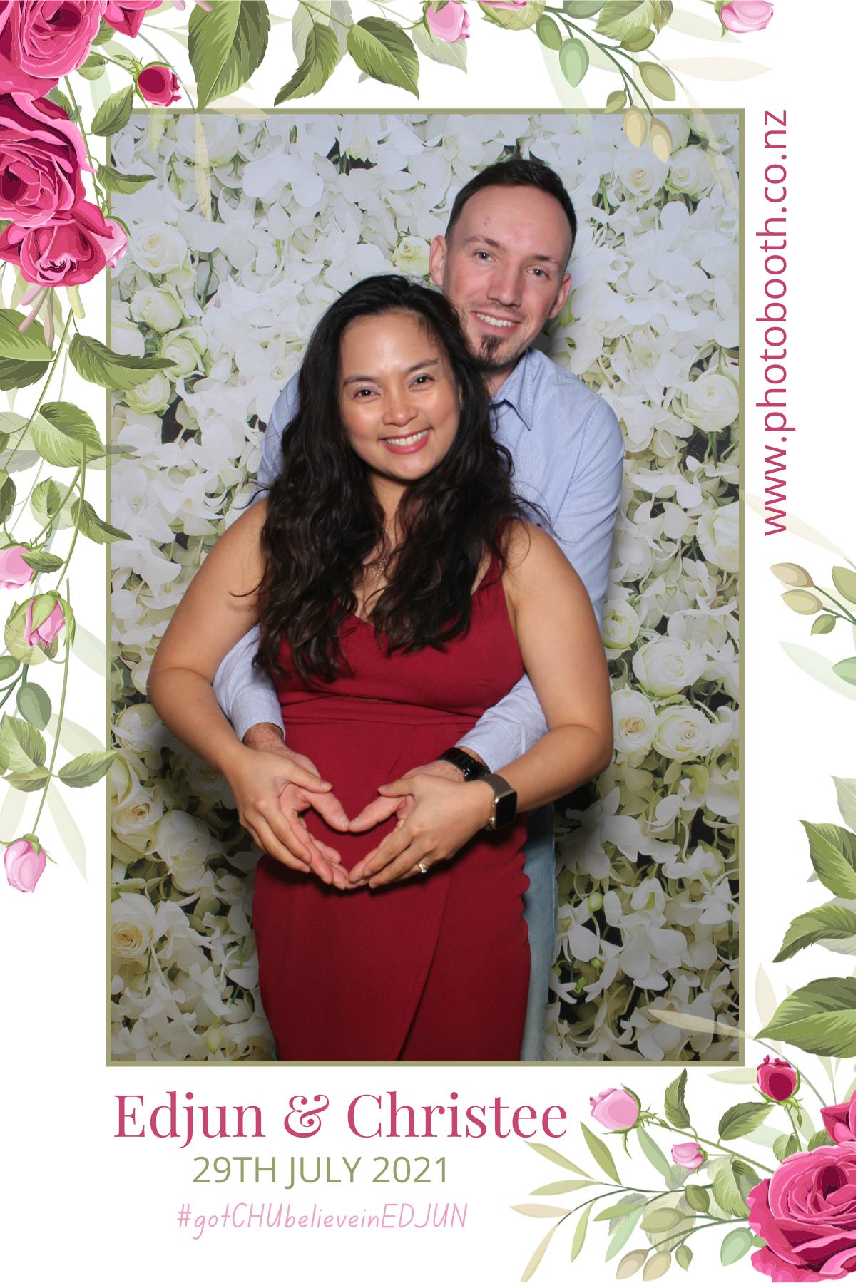 Edjun & Christee's Wedding | View more photos from the event at gallery.photobooth.co.nz/u/SelfieCentral/Edjun-Christees-Wedding