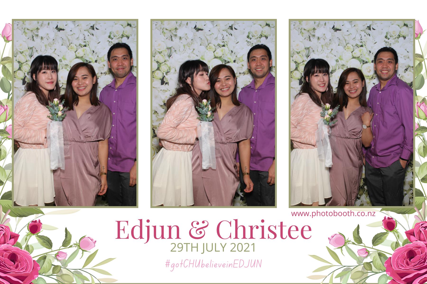 Edjun & Christee's Wedding | View more photos from the event at gallery.photobooth.co.nz/u/SelfieCentral/Edjun-Christees-Wedding