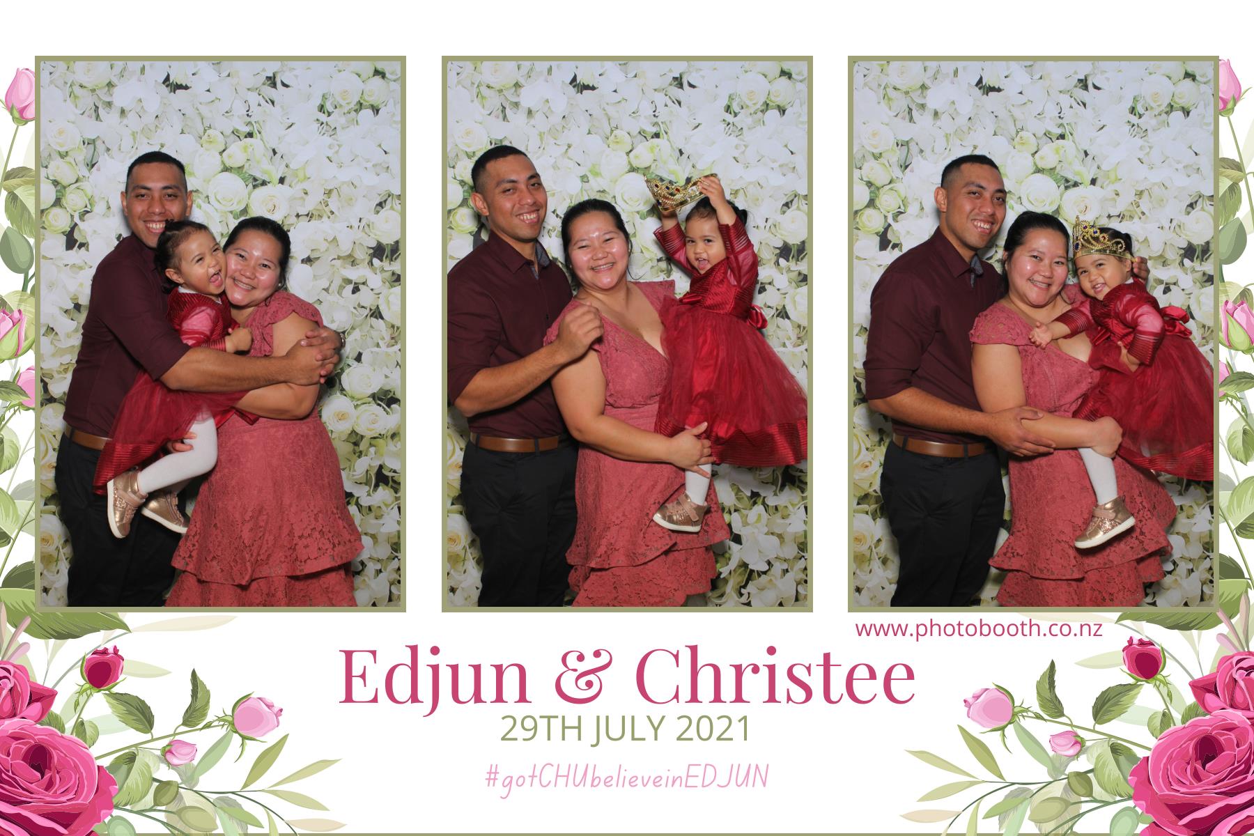 Edjun & Christee's Wedding | View more photos from the event at gallery.photobooth.co.nz/u/SelfieCentral/Edjun-Christees-Wedding