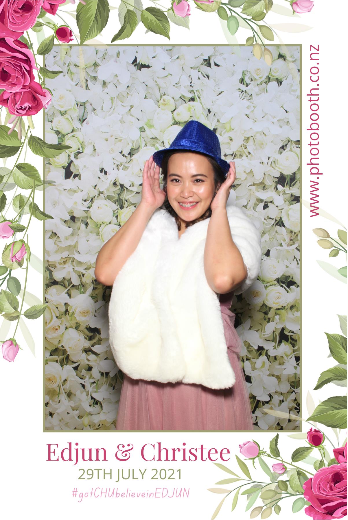 Edjun & Christee's Wedding | View more photos from the event at gallery.photobooth.co.nz/u/SelfieCentral/Edjun-Christees-Wedding