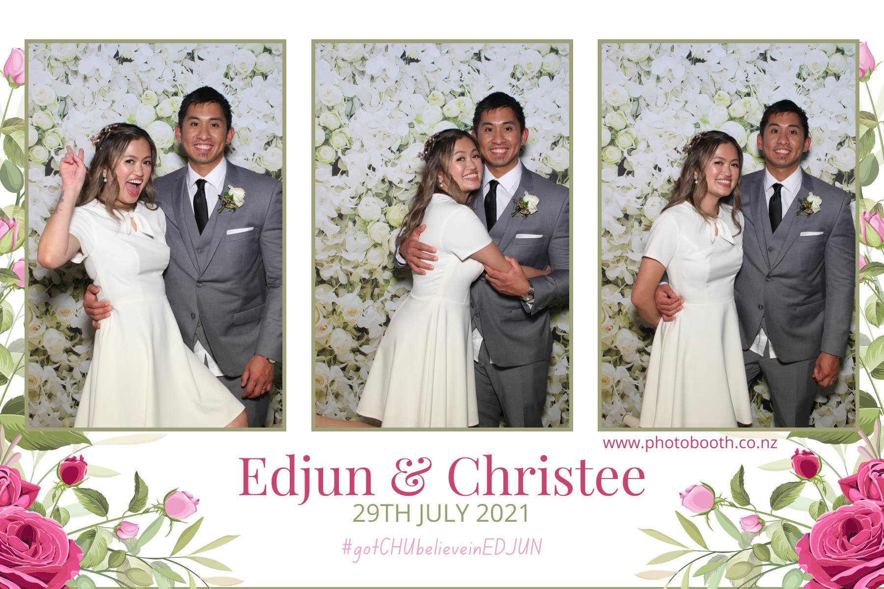 Edjun & Christee's Wedding | View more photos from the event at gallery.photobooth.co.nz/u/SelfieCentral/Edjun-Christees-Wedding