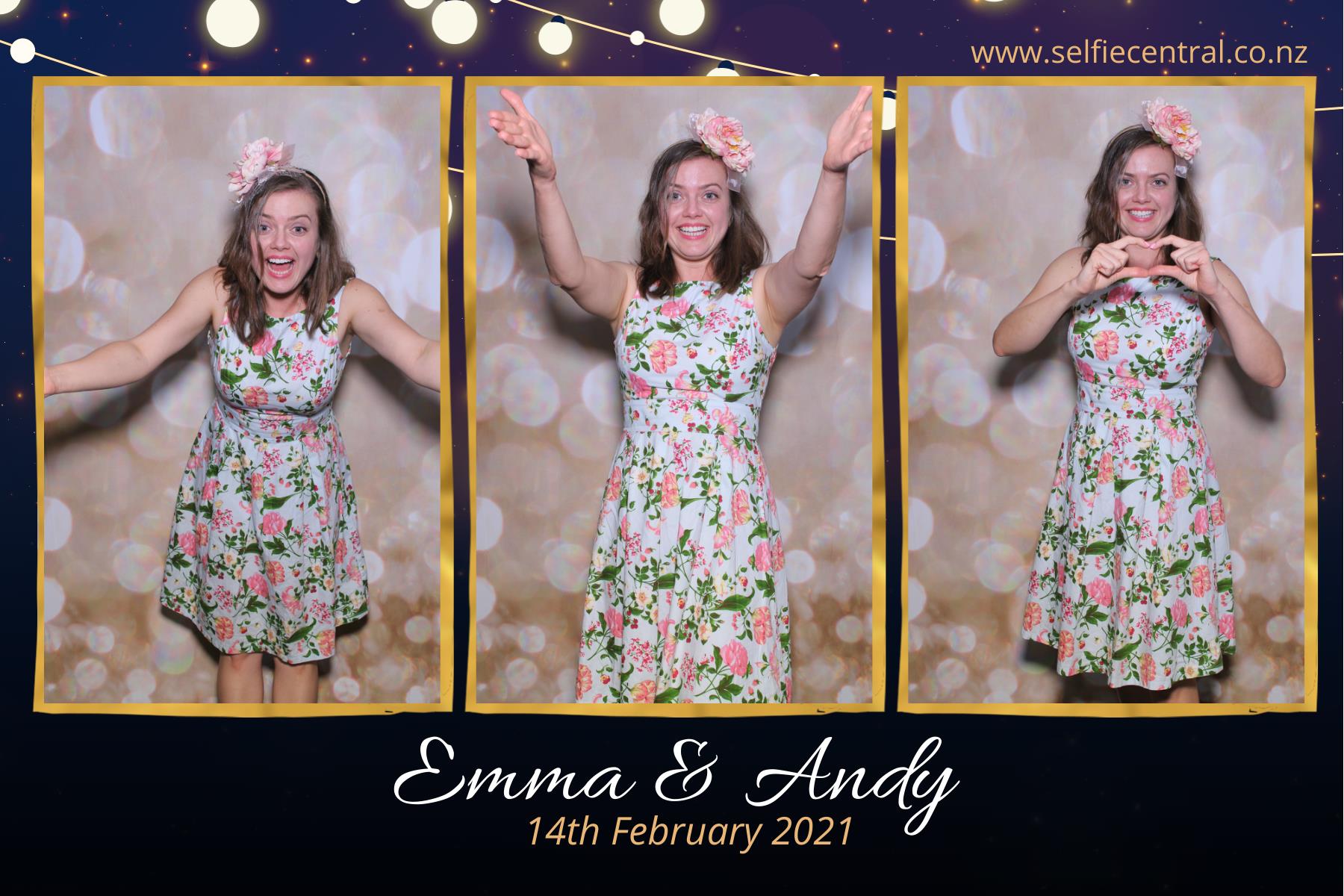 Emma and Andy's Wedding | View more photos from the event at gallery.photobooth.co.nz/u/SelfieCentral/Emma-and-Andys-Wedding