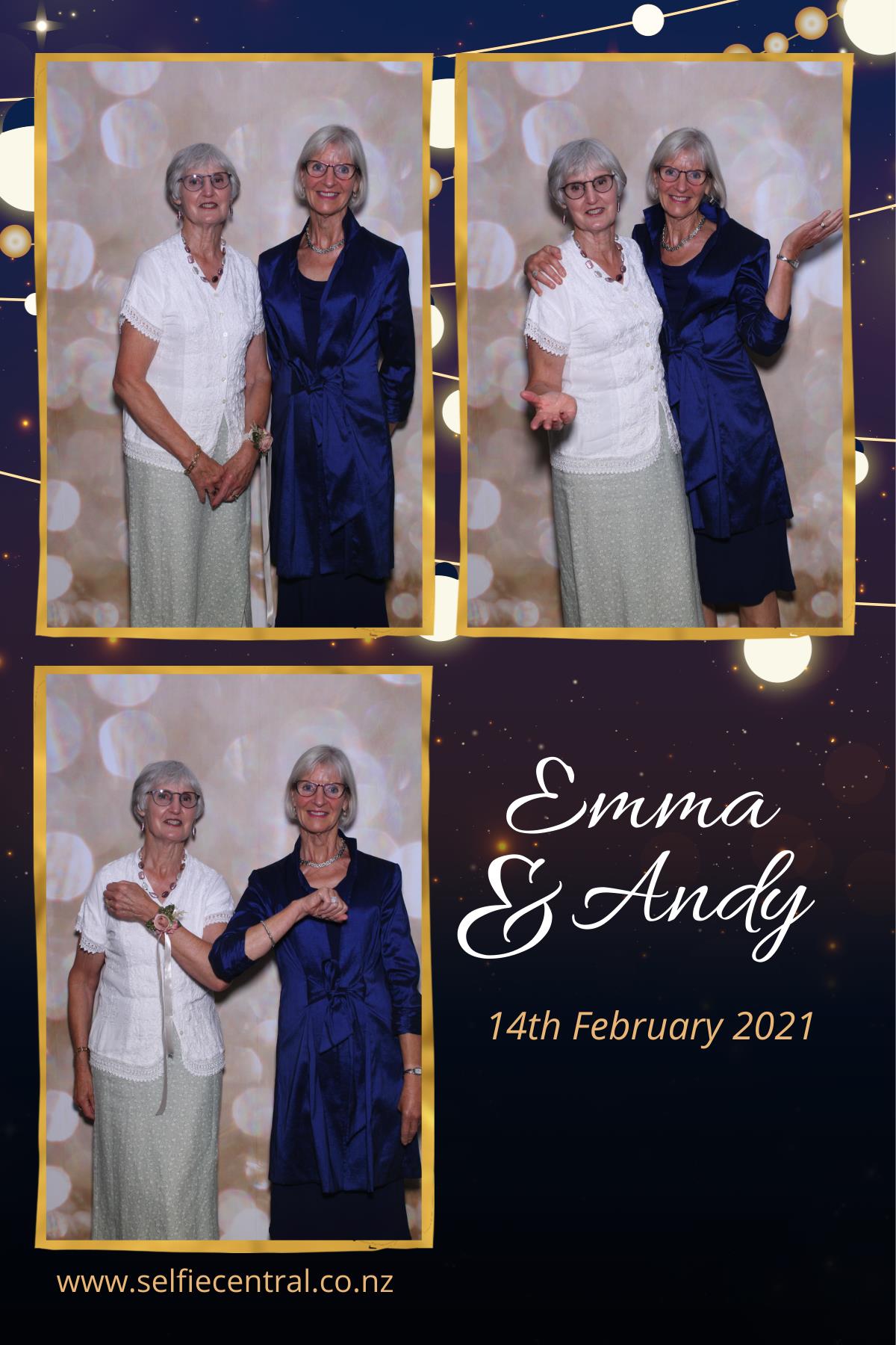Emma and Andy's Wedding | View more photos from the event at gallery.photobooth.co.nz/u/SelfieCentral/Emma-and-Andys-Wedding