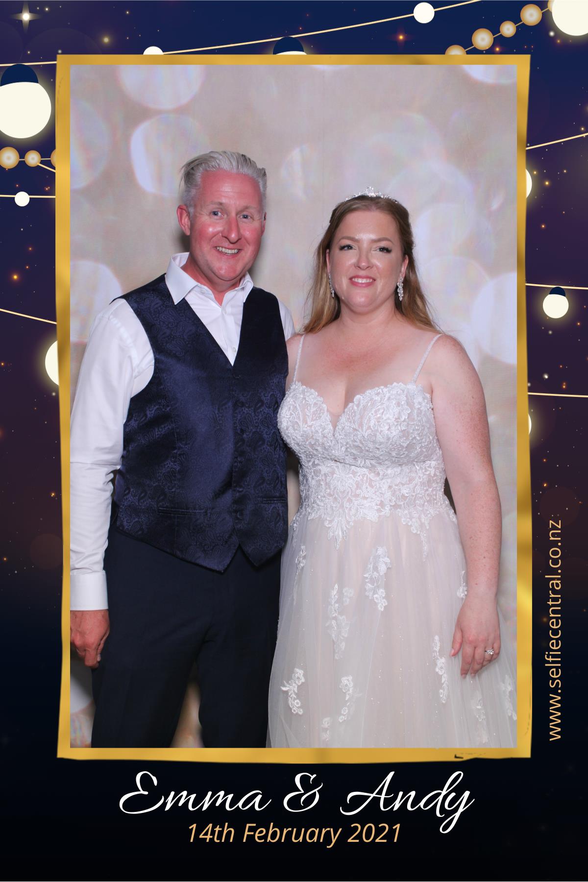 Emma and Andy's Wedding | View more photos from the event at gallery.photobooth.co.nz/u/SelfieCentral/Emma-and-Andys-Wedding