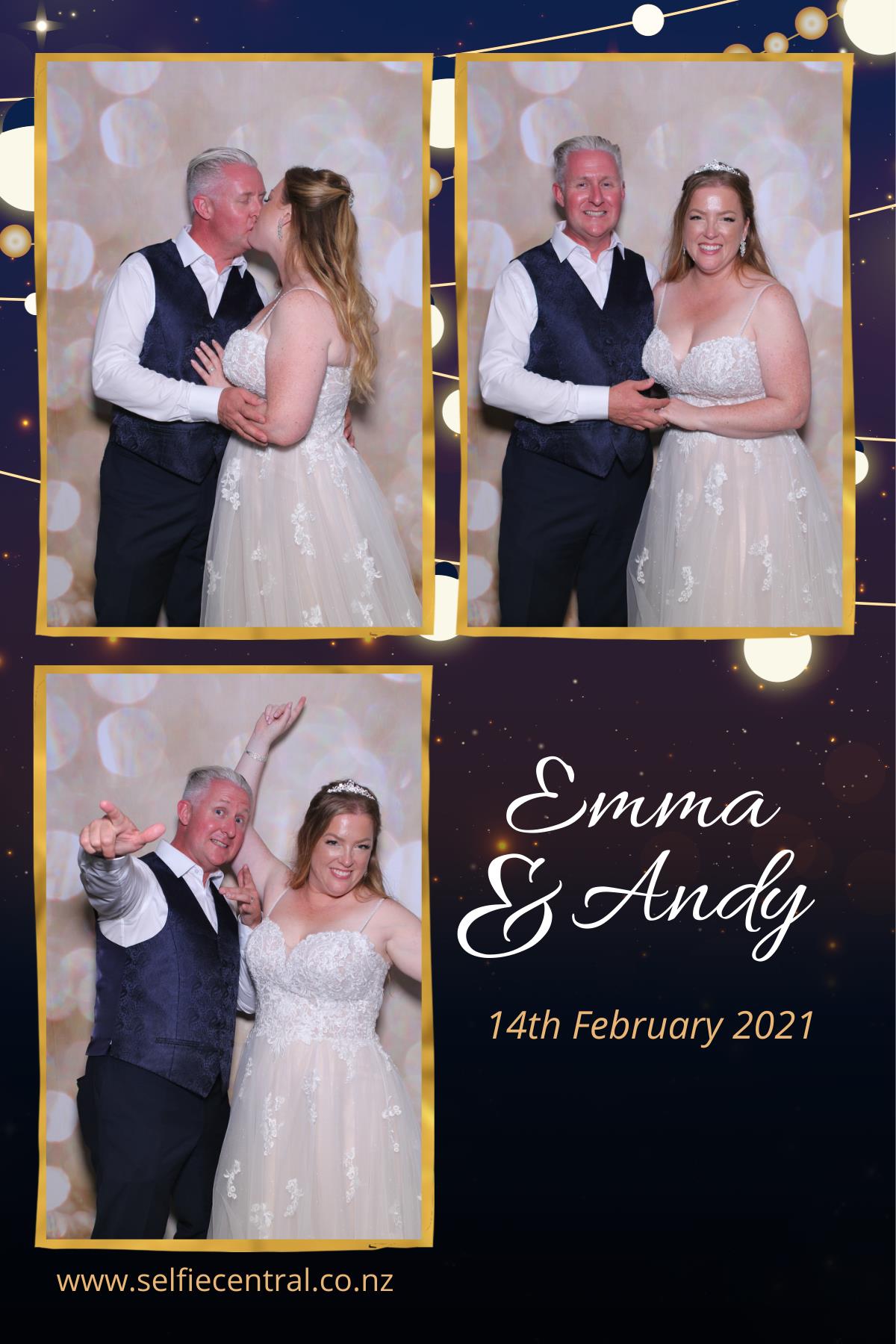Emma and Andy's Wedding | View more photos from the event at gallery.photobooth.co.nz/u/SelfieCentral/Emma-and-Andys-Wedding