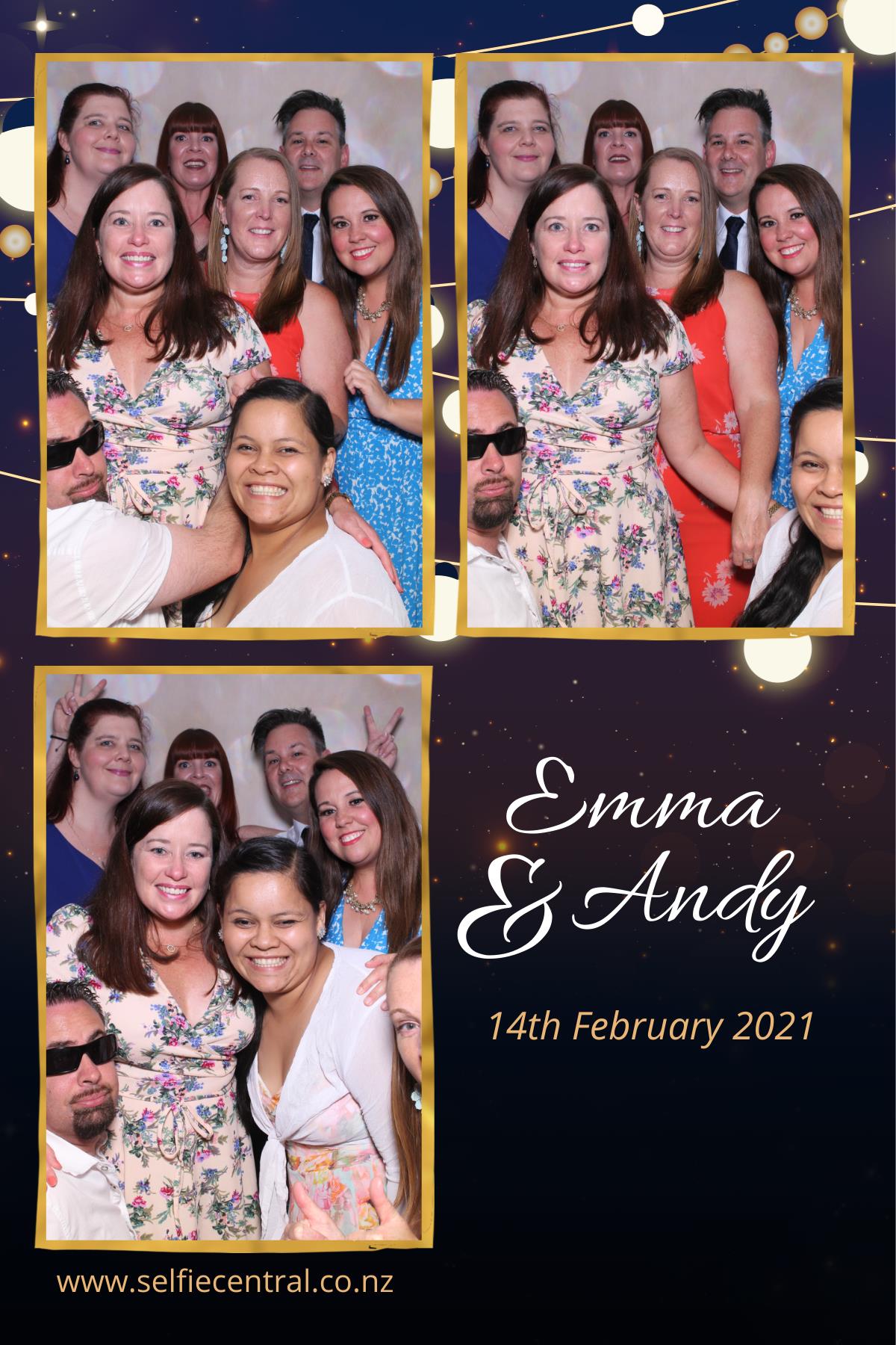 Emma and Andy's Wedding | View more photos from the event at gallery.photobooth.co.nz/u/SelfieCentral/Emma-and-Andys-Wedding