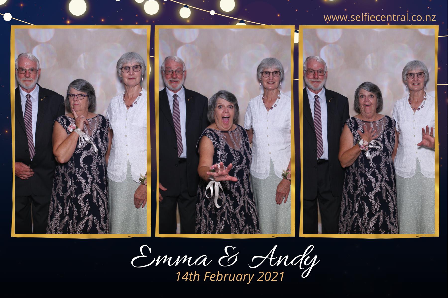 Emma and Andy's Wedding | View more photos from the event at gallery.photobooth.co.nz/u/SelfieCentral/Emma-and-Andys-Wedding