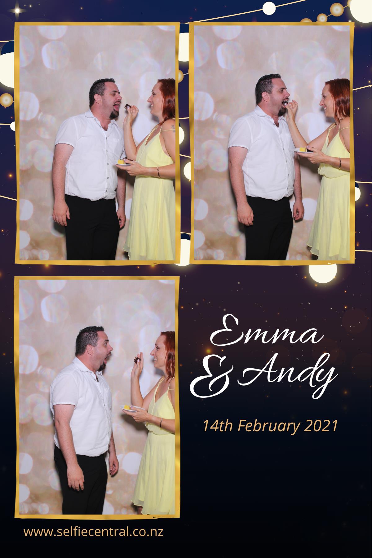 Emma and Andy's Wedding | View more photos from the event at gallery.photobooth.co.nz/u/SelfieCentral/Emma-and-Andys-Wedding