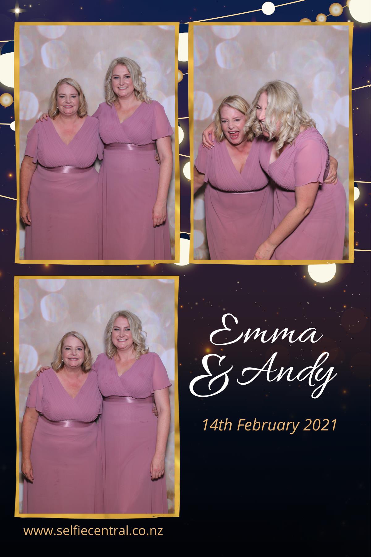 Emma and Andy's Wedding | View more photos from the event at gallery.photobooth.co.nz/u/SelfieCentral/Emma-and-Andys-Wedding