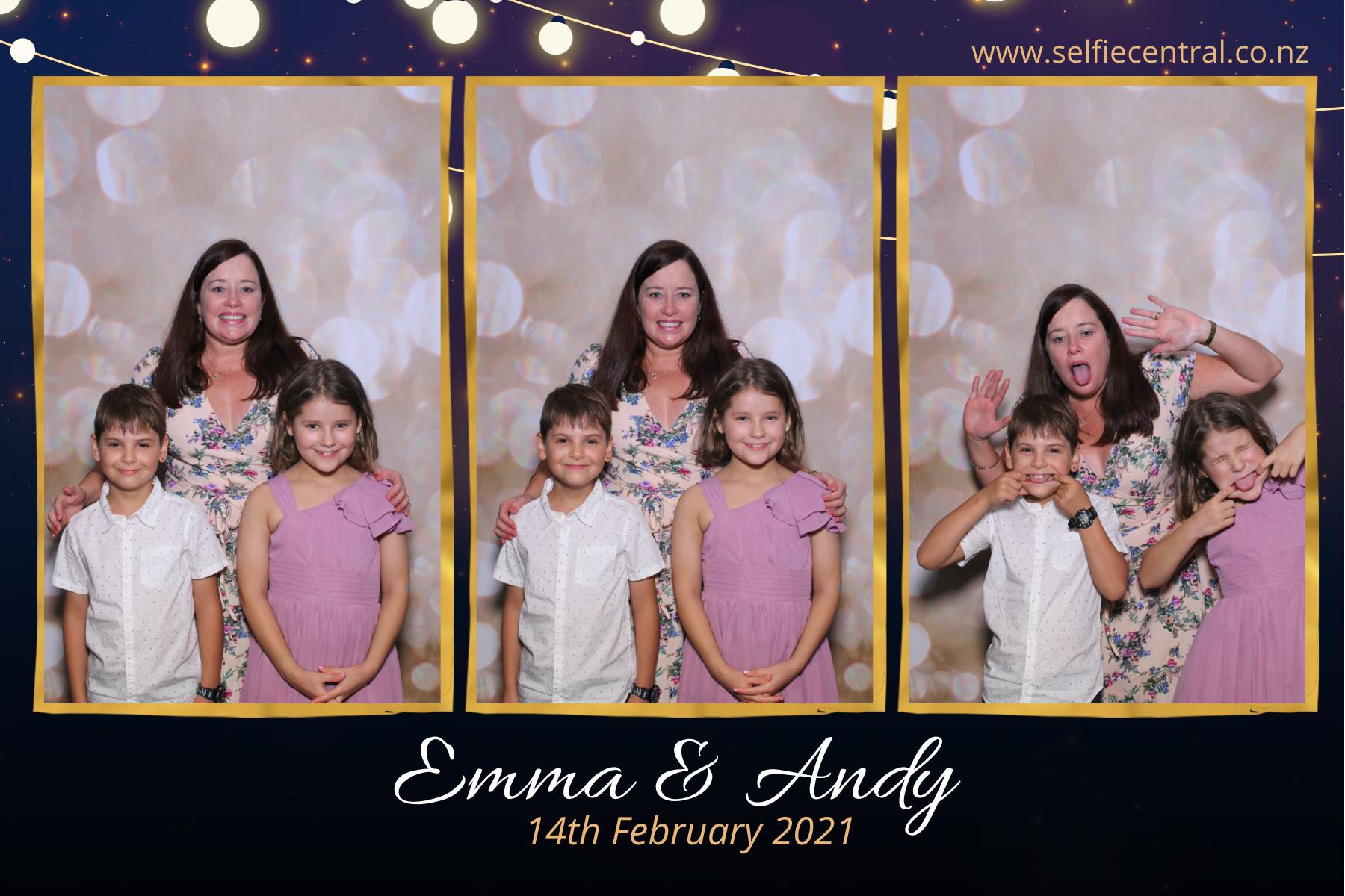 Emma and Andy's Wedding | View more photos from the event at gallery.photobooth.co.nz/u/SelfieCentral/Emma-and-Andys-Wedding