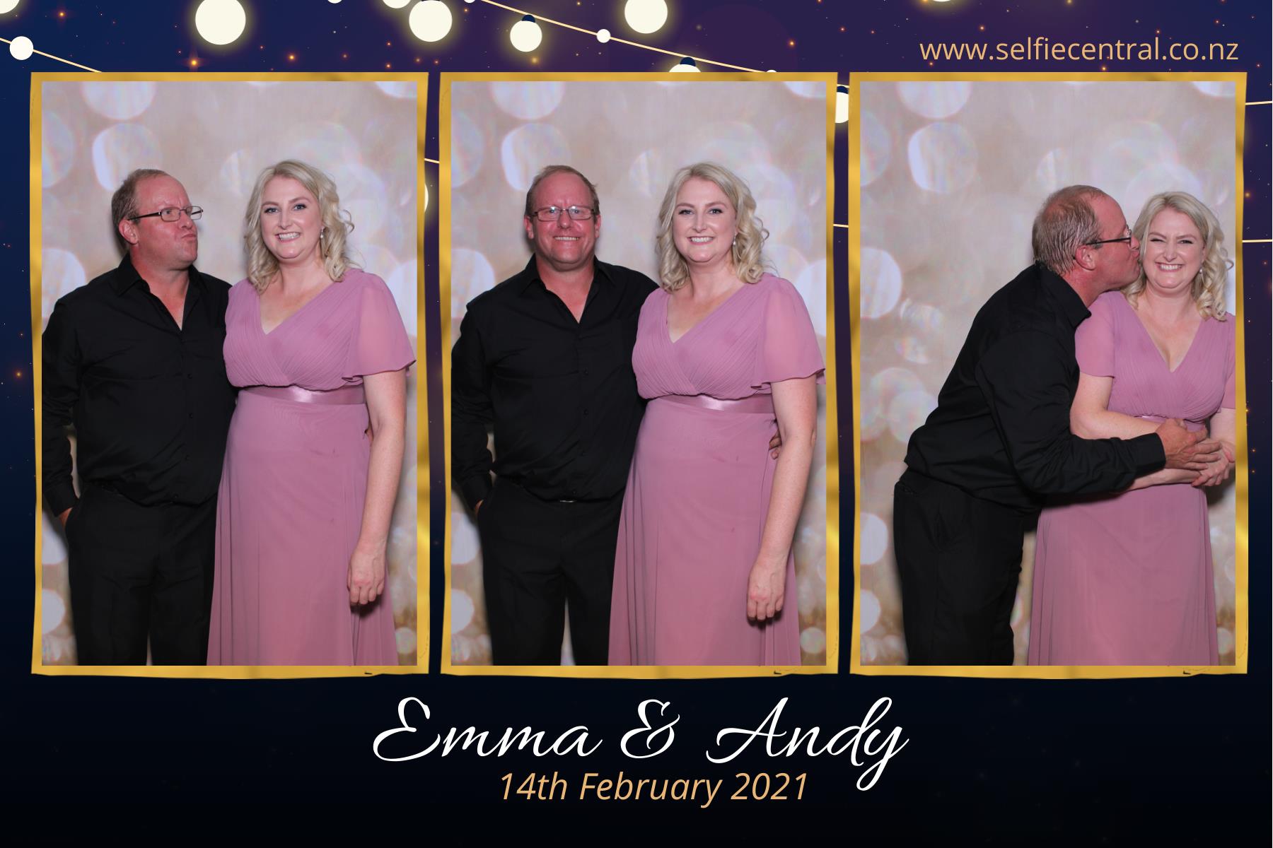 Emma and Andy's Wedding | View more photos from the event at gallery.photobooth.co.nz/u/SelfieCentral/Emma-and-Andys-Wedding