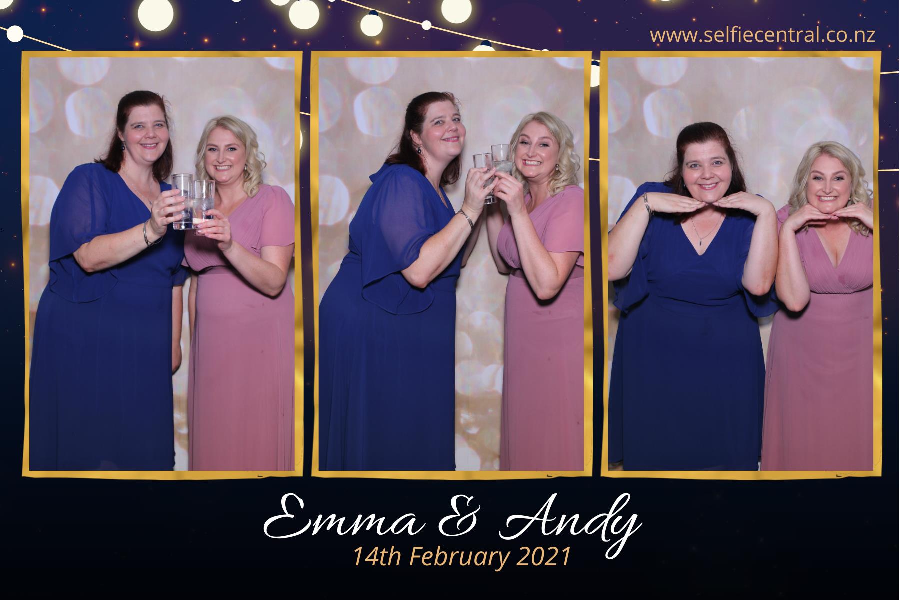 Emma and Andy's Wedding | View more photos from the event at gallery.photobooth.co.nz/u/SelfieCentral/Emma-and-Andys-Wedding