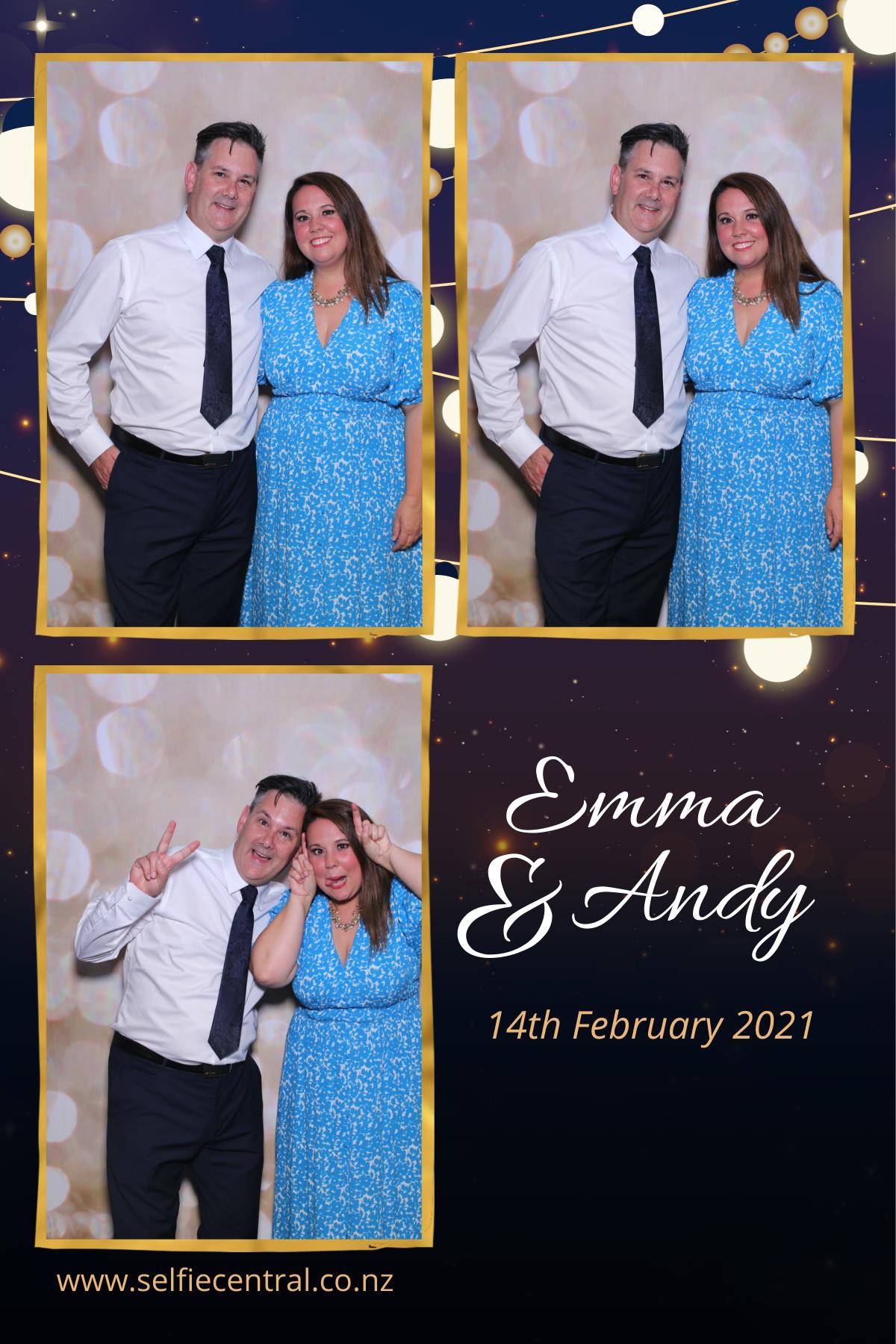 Emma and Andy's Wedding | View more photos from the event at gallery.photobooth.co.nz/u/SelfieCentral/Emma-and-Andys-Wedding