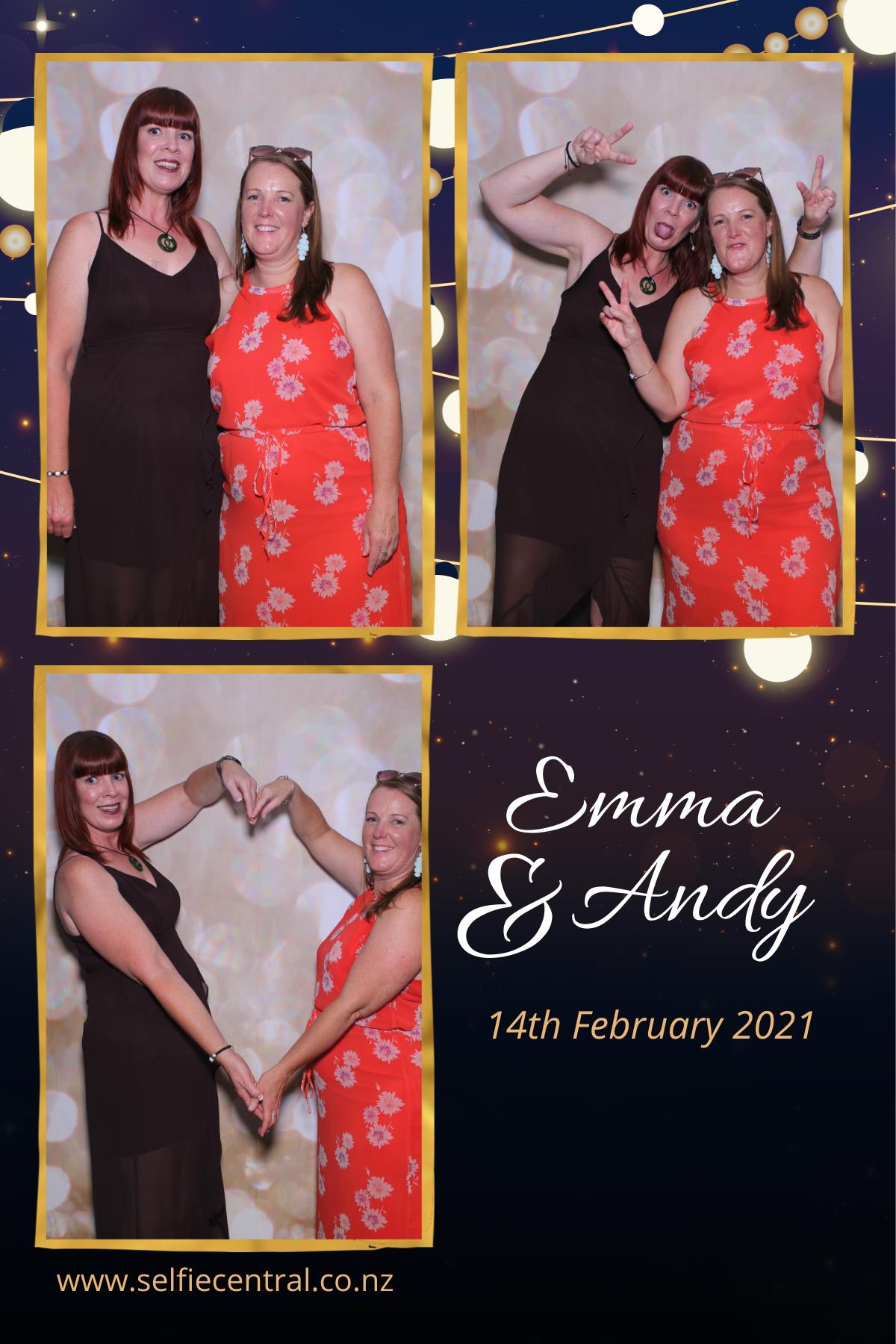 Emma and Andy's Wedding | View more photos from the event at gallery.photobooth.co.nz/u/SelfieCentral/Emma-and-Andys-Wedding