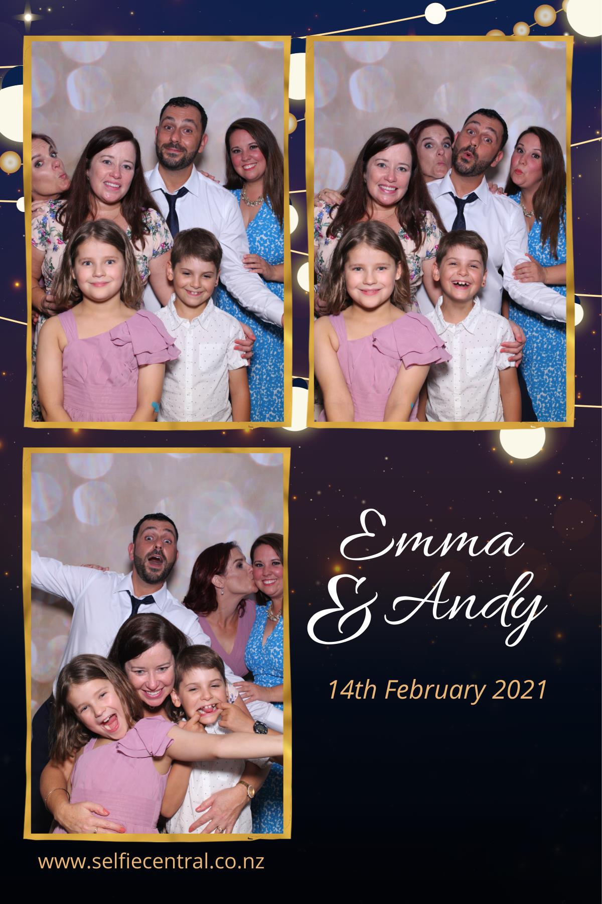 Emma and Andy's Wedding | View more photos from the event at gallery.photobooth.co.nz/u/SelfieCentral/Emma-and-Andys-Wedding