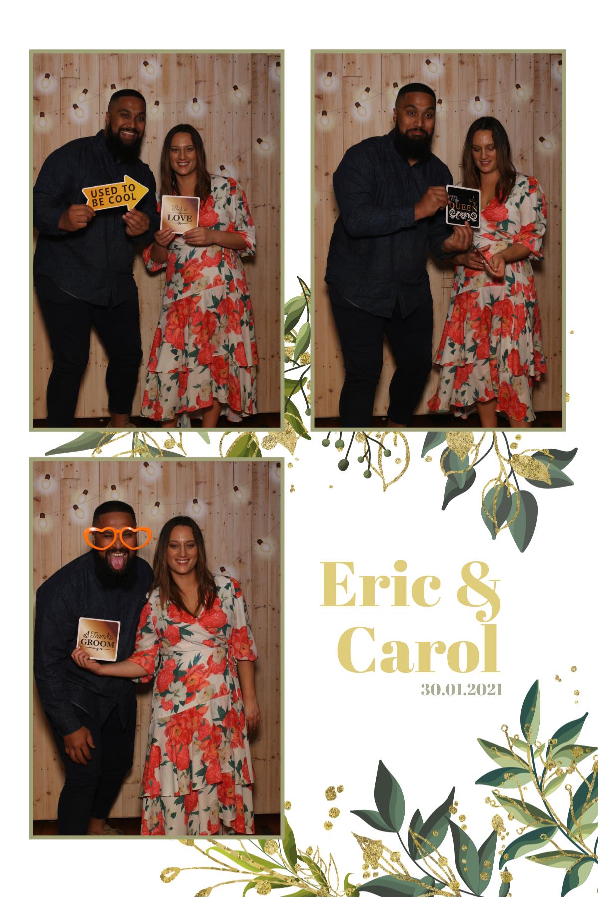 Eric & Carol's wedding | View more photos from the event at gallery.photobooth.co.nz/u/SelfieCentral/Eric-Carols-wedding
