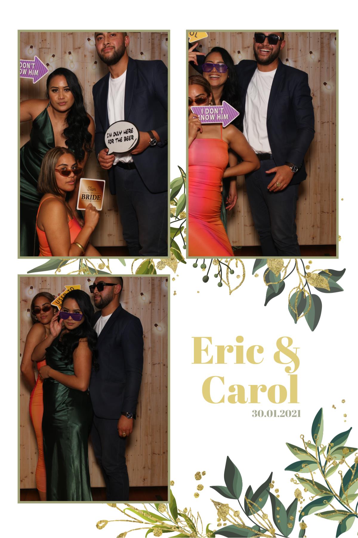 Eric & Carol's wedding | View more photos from the event at gallery.photobooth.co.nz/u/SelfieCentral/Eric-Carols-wedding