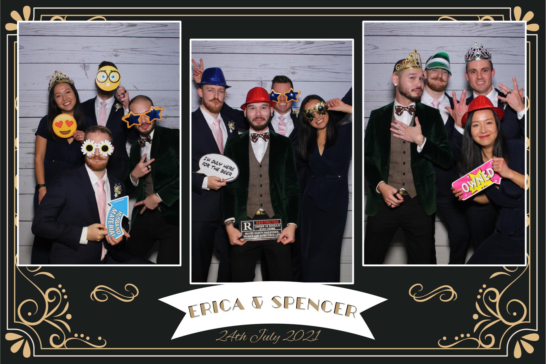 Erica & Spencer's wedding | View more photos from the event at gallery.photobooth.co.nz/u/SelfieCentral/Erica-Spencers-wedding