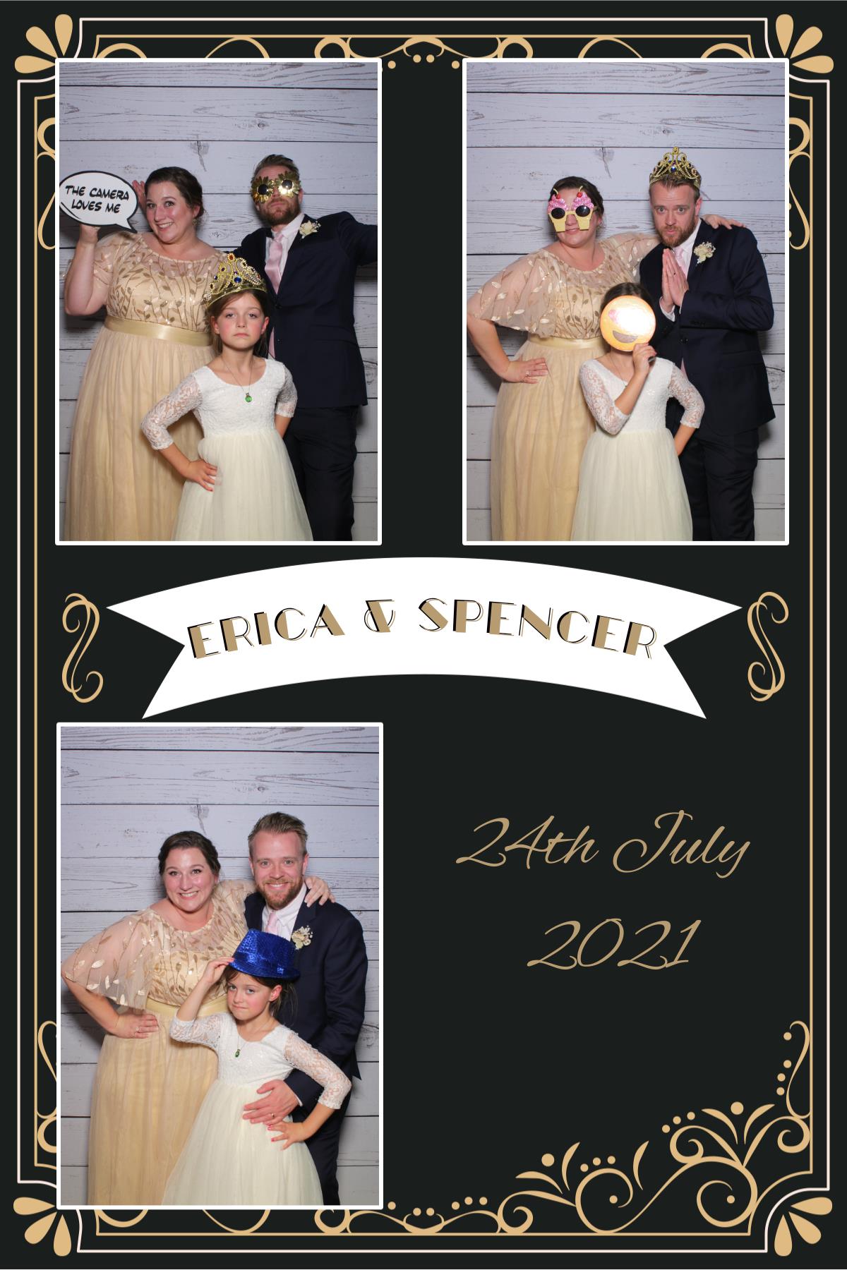 Erica & Spencer's wedding | View more photos from the event at gallery.photobooth.co.nz/u/SelfieCentral/Erica-Spencers-wedding