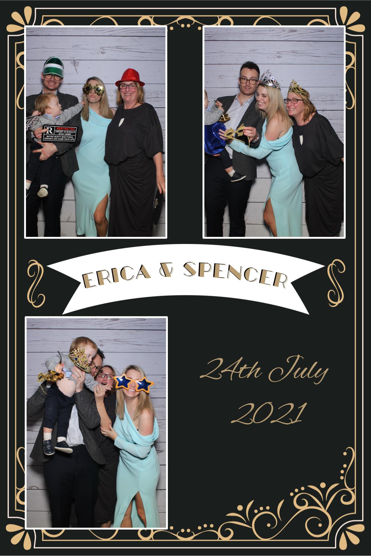 Erica & Spencer's wedding | View more photos from the event at gallery.photobooth.co.nz/u/SelfieCentral/Erica-Spencers-wedding