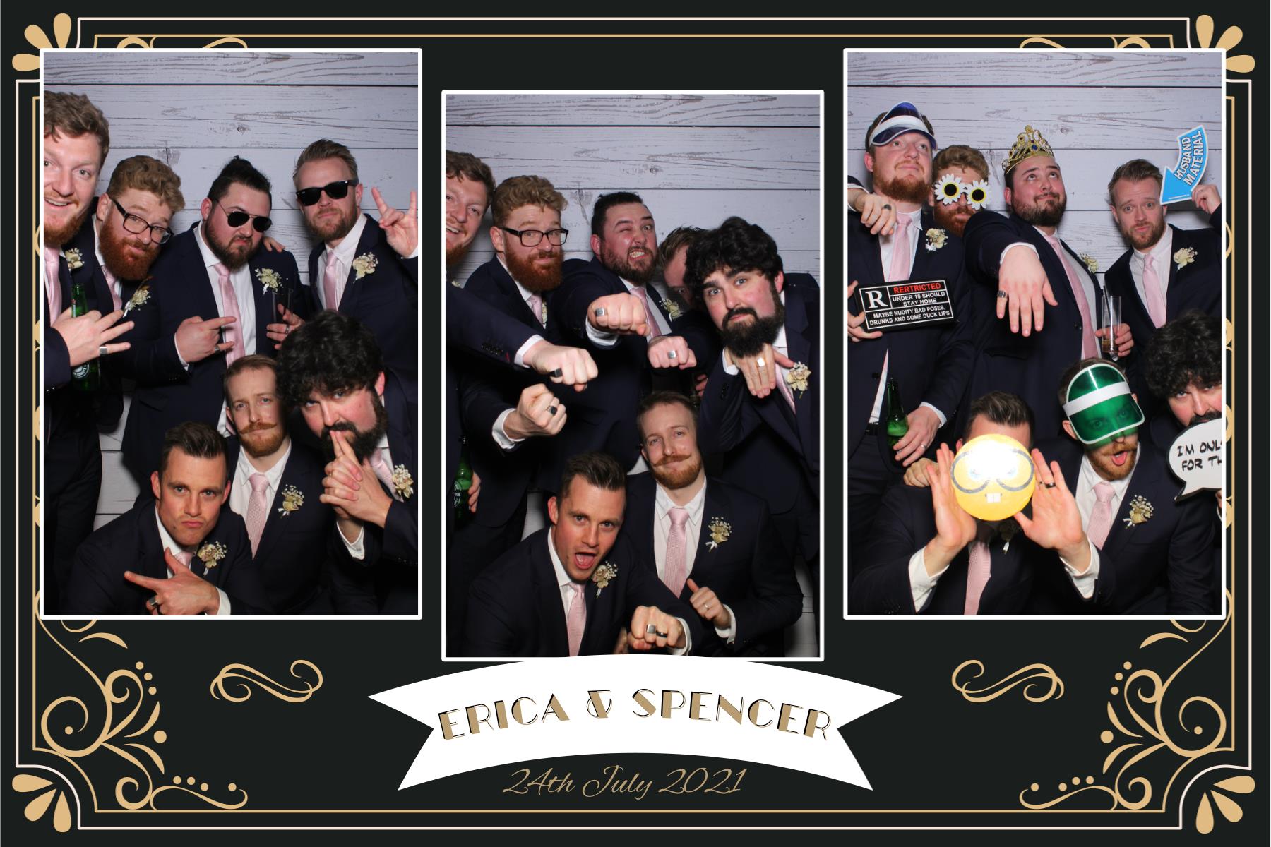 Erica & Spencer's wedding | View more photos from the event at gallery.photobooth.co.nz/u/SelfieCentral/Erica-Spencers-wedding