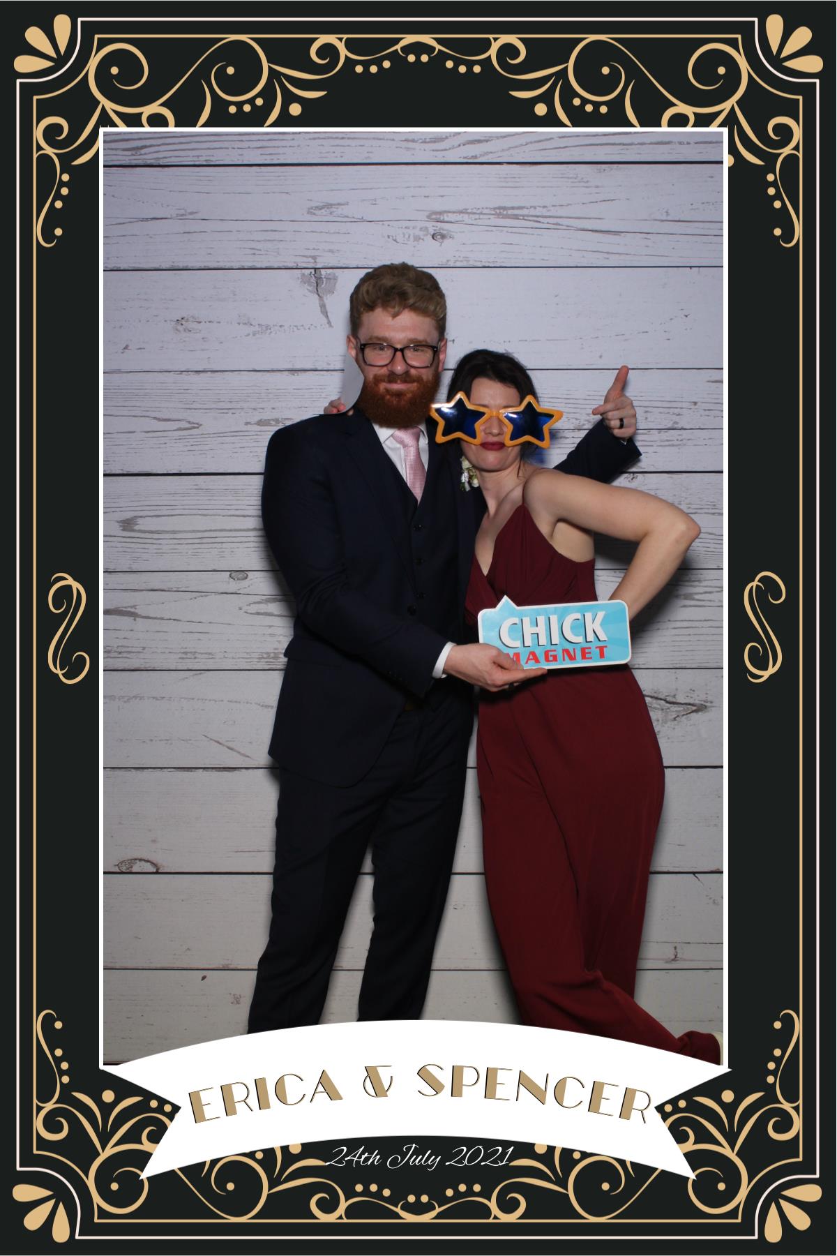 Erica & Spencer's wedding | View more photos from the event at gallery.photobooth.co.nz/u/SelfieCentral/Erica-Spencers-wedding
